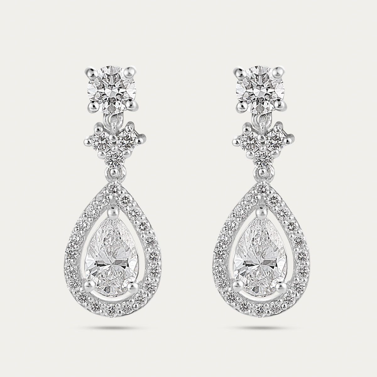 Modern Grace Lab Grown Diamond Earrings