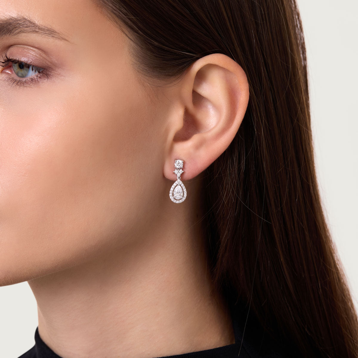 Modern Grace Lab Grown Diamond Earrings