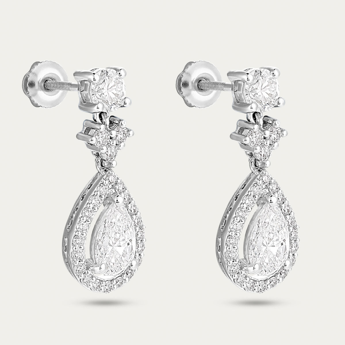 Modern Grace Lab Grown Diamond Earrings