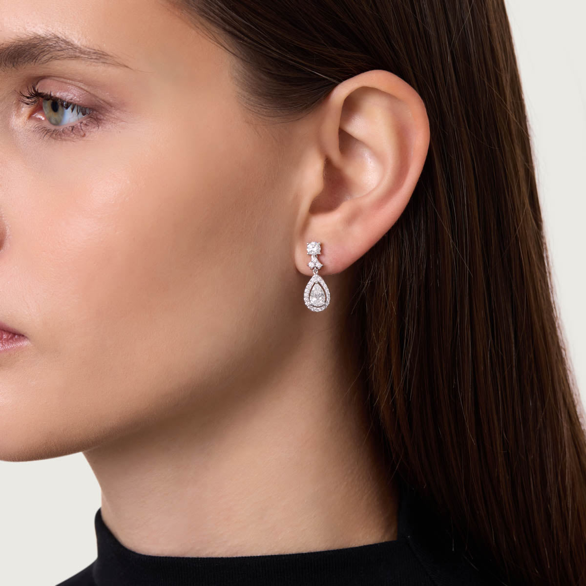 Modern Grace Lab Grown Diamond Earrings