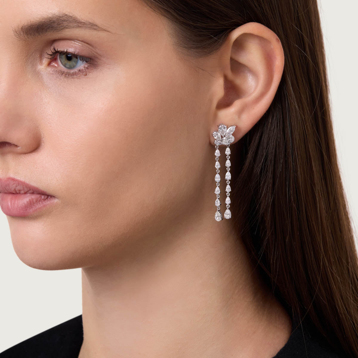 Luxe Crown Lab Grown Diamond Earrings