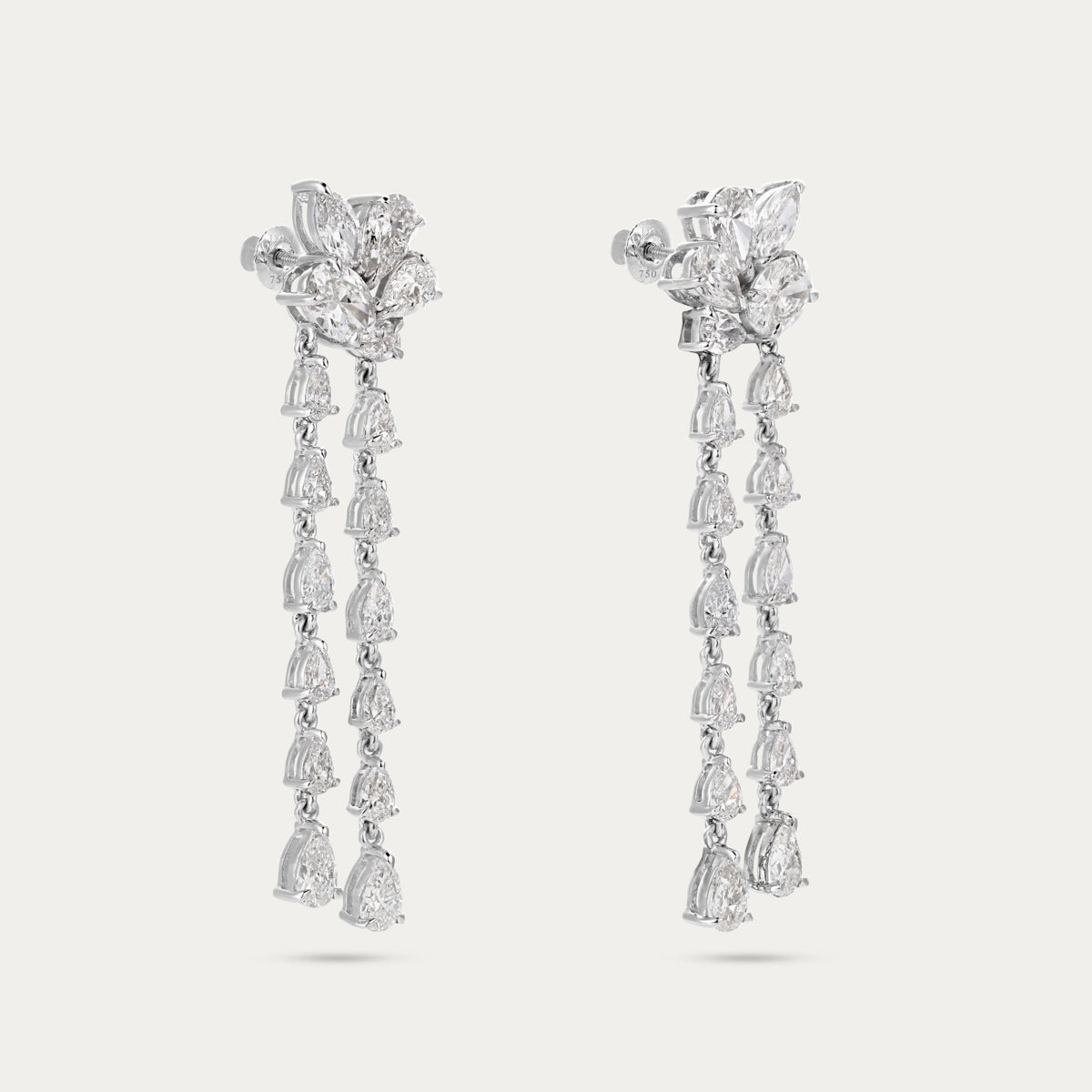 Luxe Crown Lab Grown Diamond Earrings