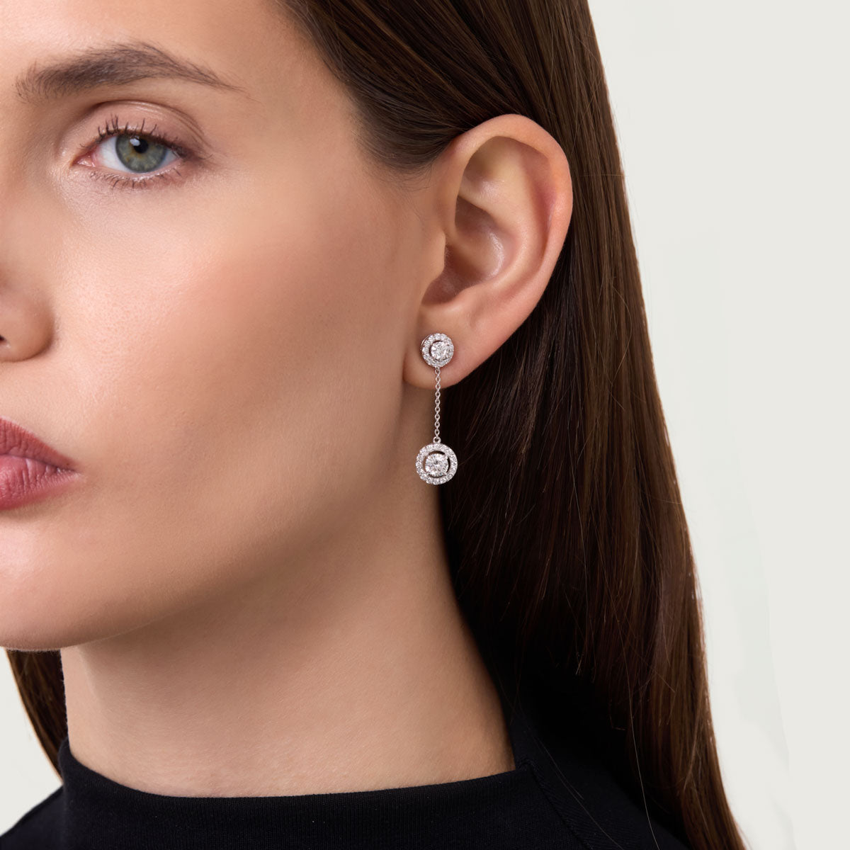 Modern Brilliance Lab Grown Diamond Earrings