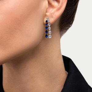 Blue Eclipse Lab-Grown Diamond Earrings