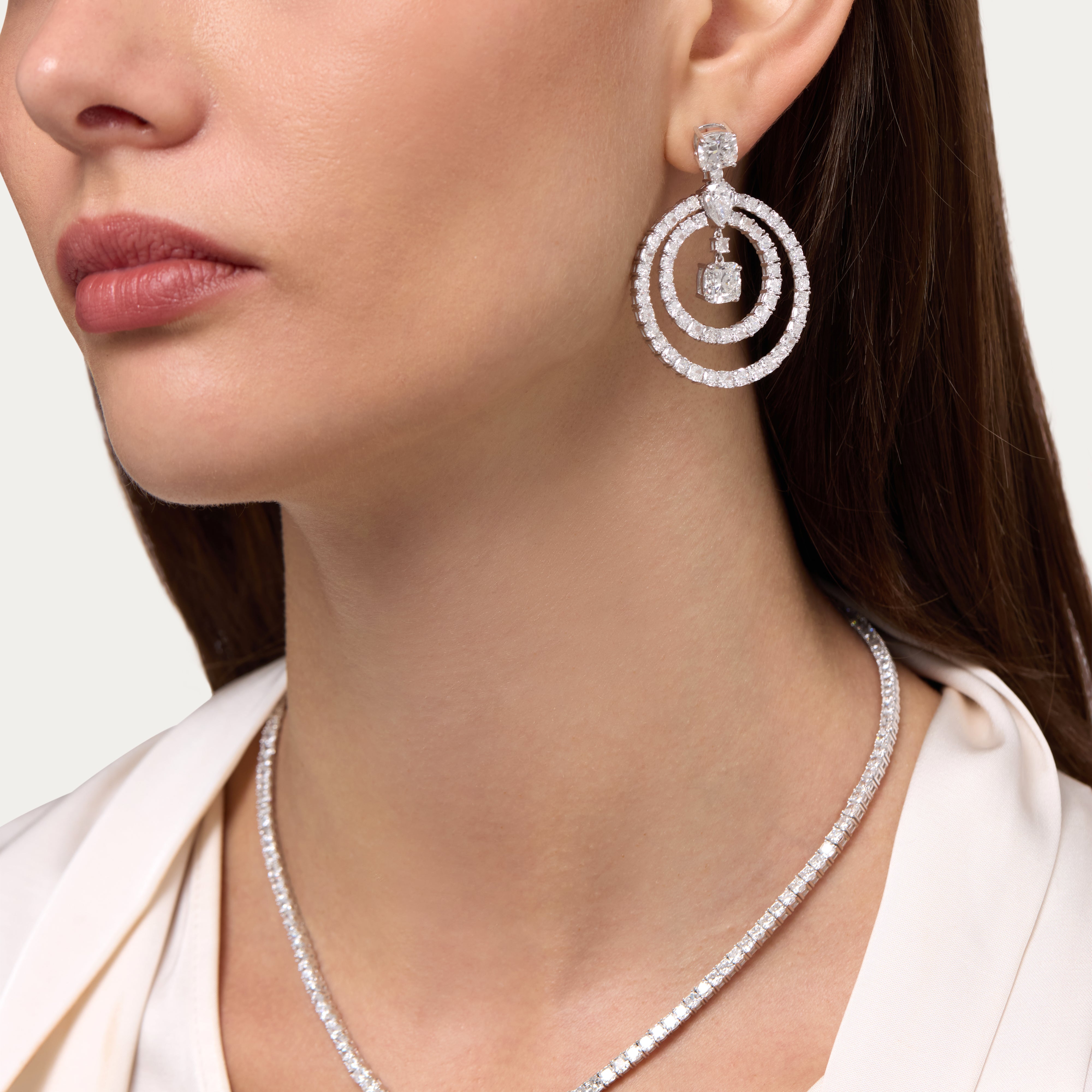 Orbit Lab-Grown Diamond Earrings