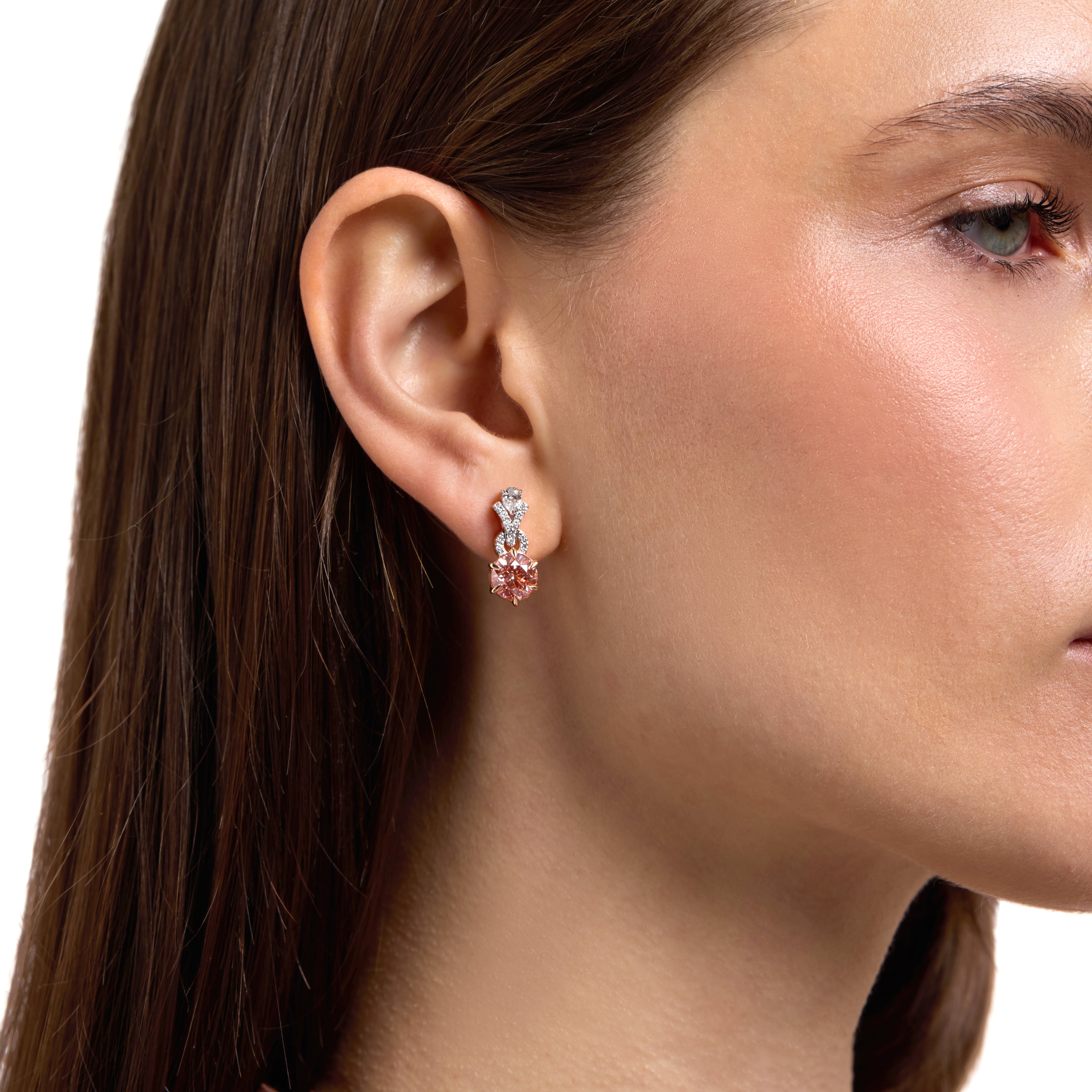 Blush Radiance Lab-Grown Diamond Earrings