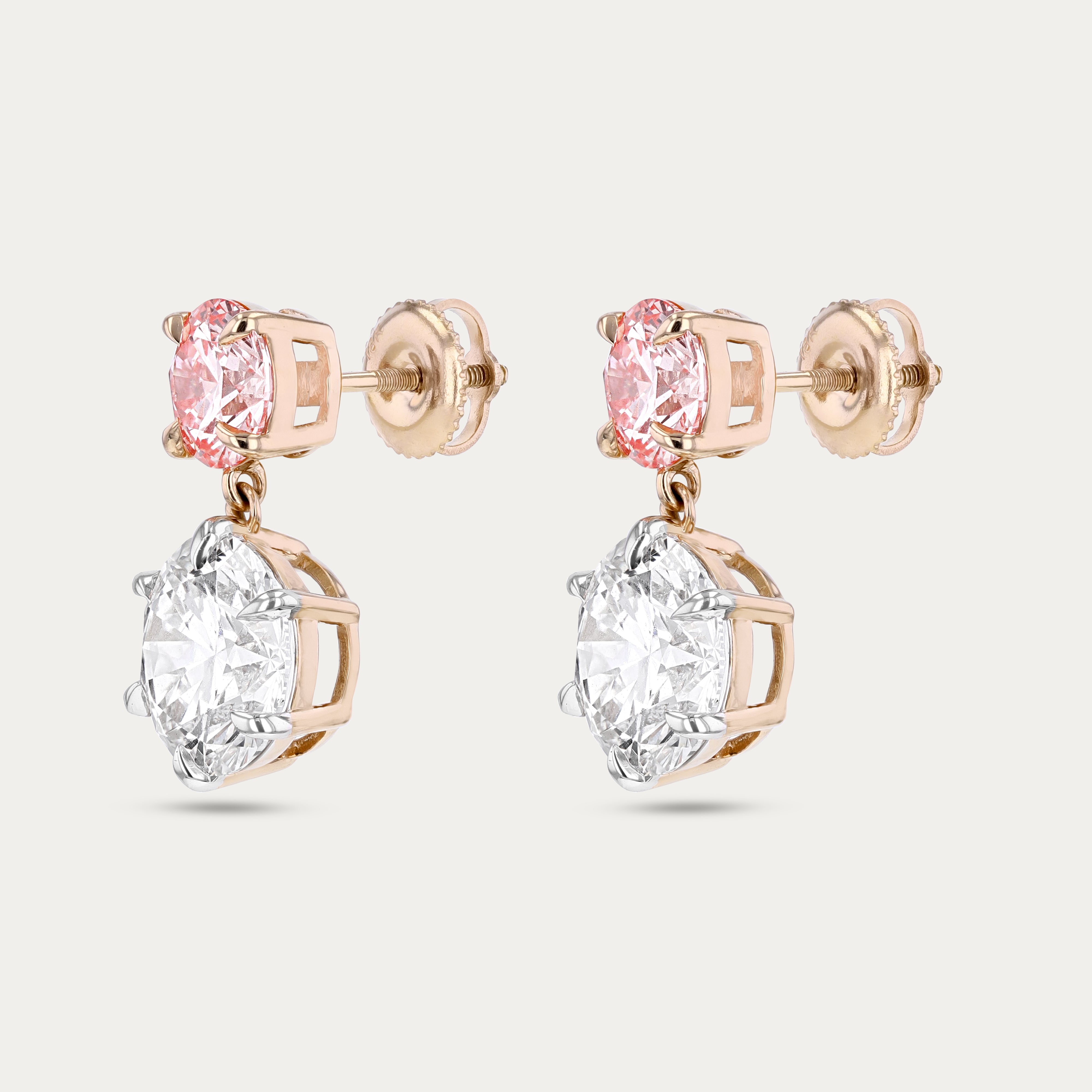 Blush Lab-Grown Diamond Earrings