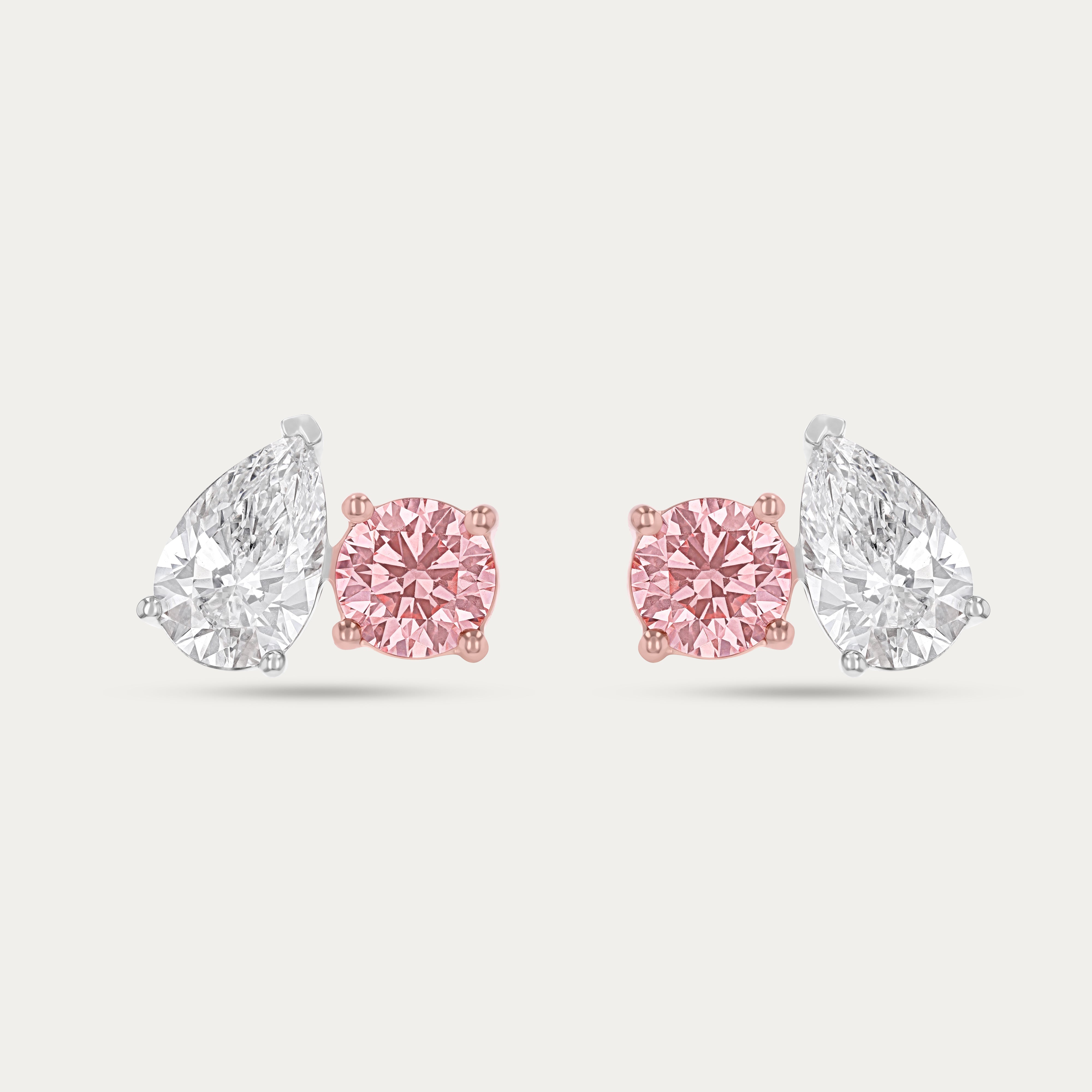 Blush Embrace Lab-Grown Diamond Earrings