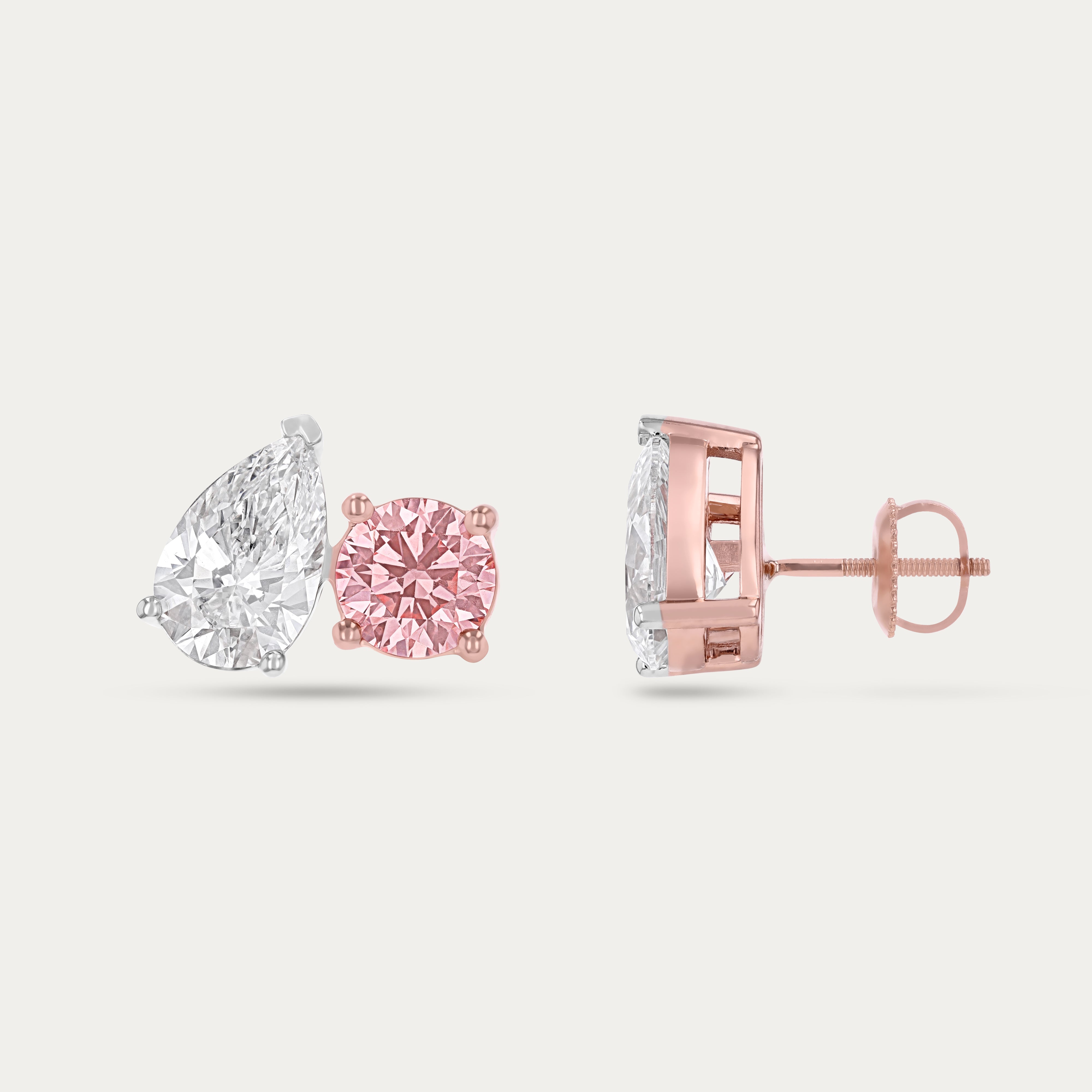 Blush Embrace Lab-Grown Diamond Earrings
