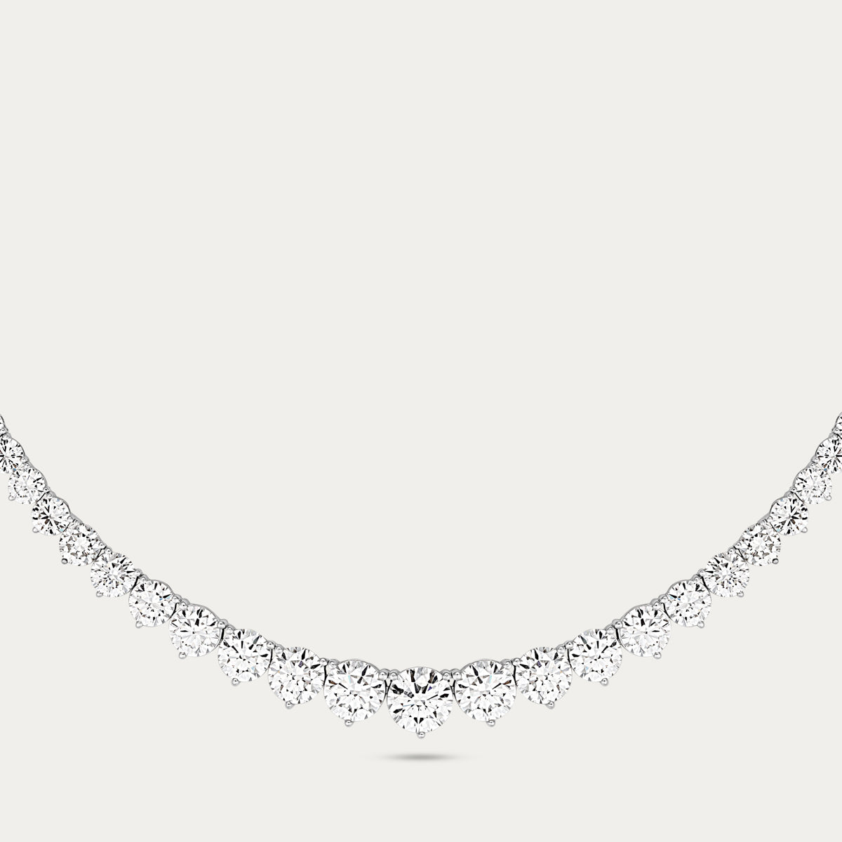 Modern Grace Lab Grown Diamond Necklace