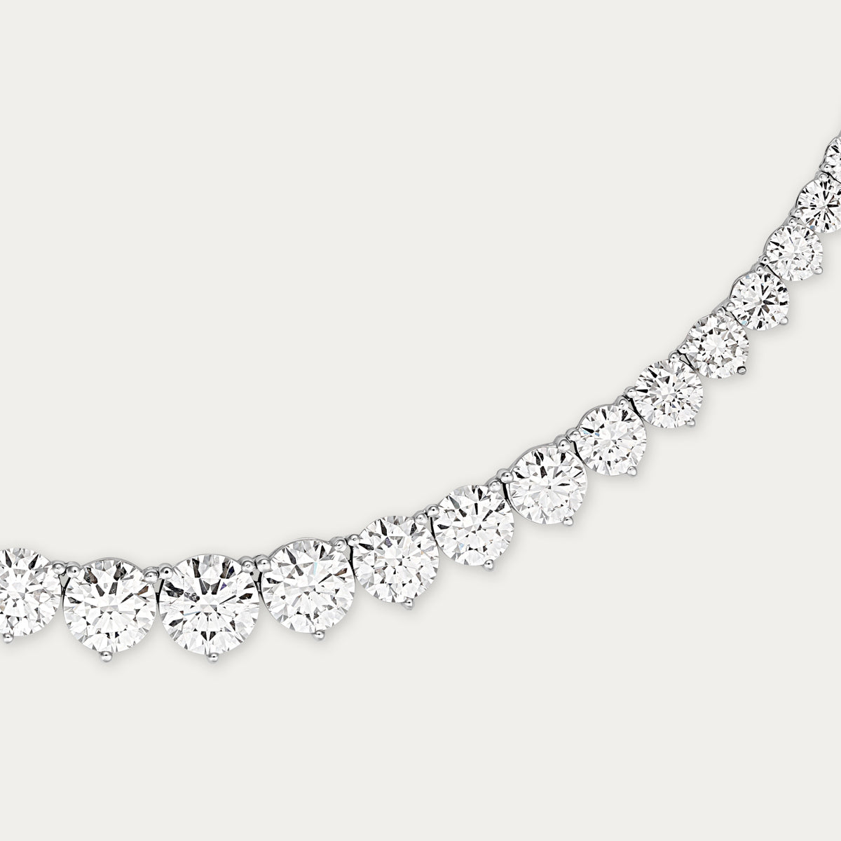 Modern Grace Lab Grown Diamond Necklace