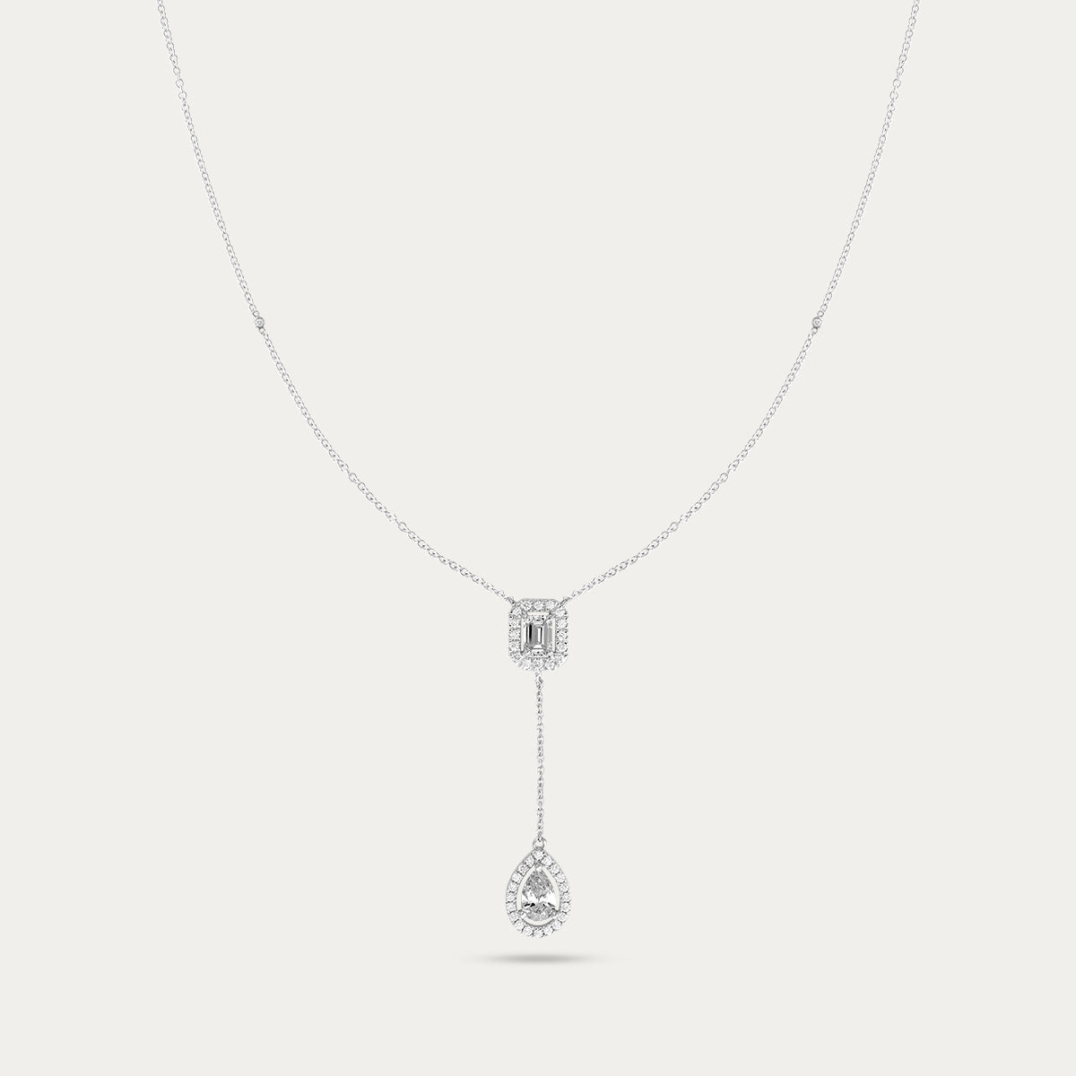 Modern Path Lab Grown Diamond Necklace