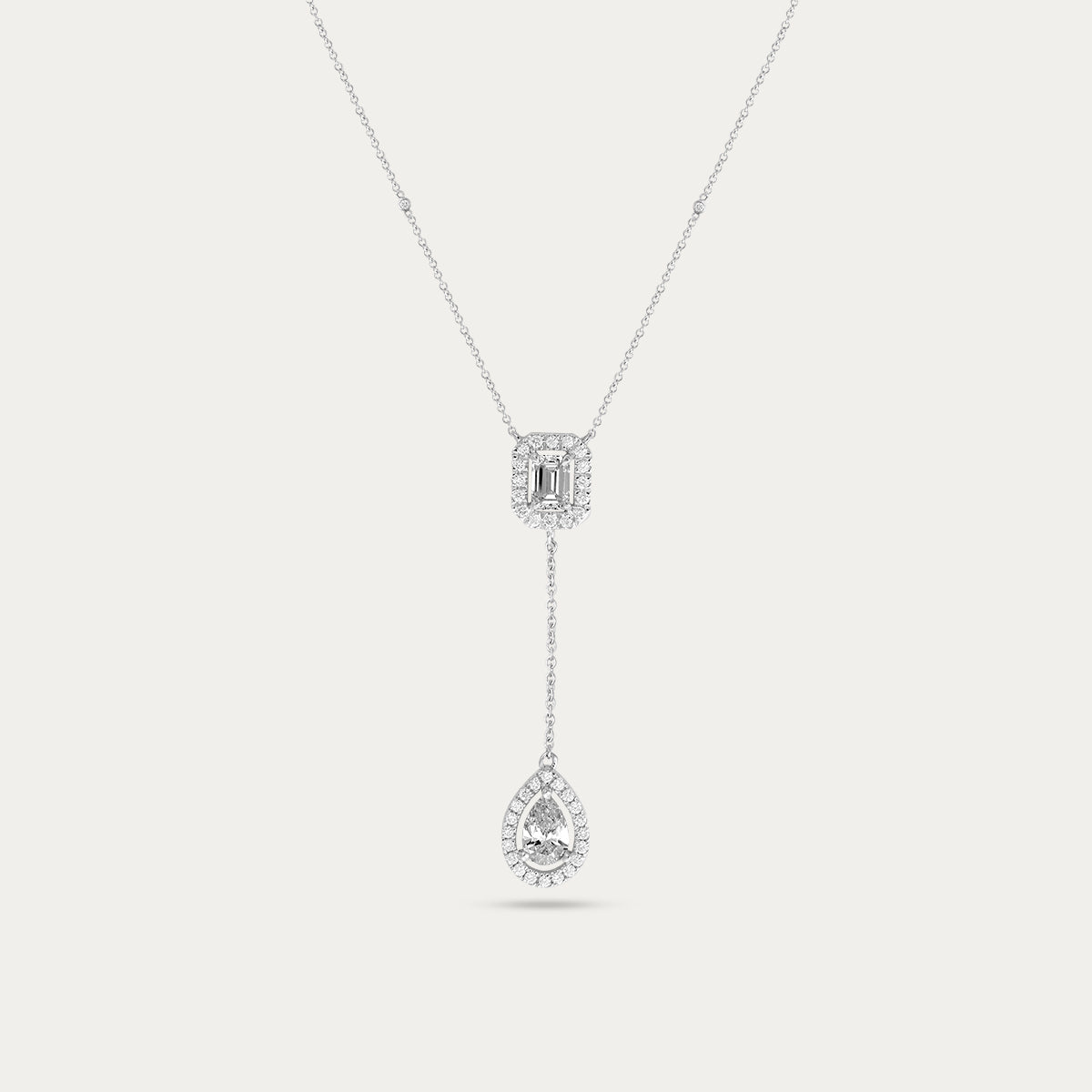 Modern Path Lab Grown Diamond Necklace