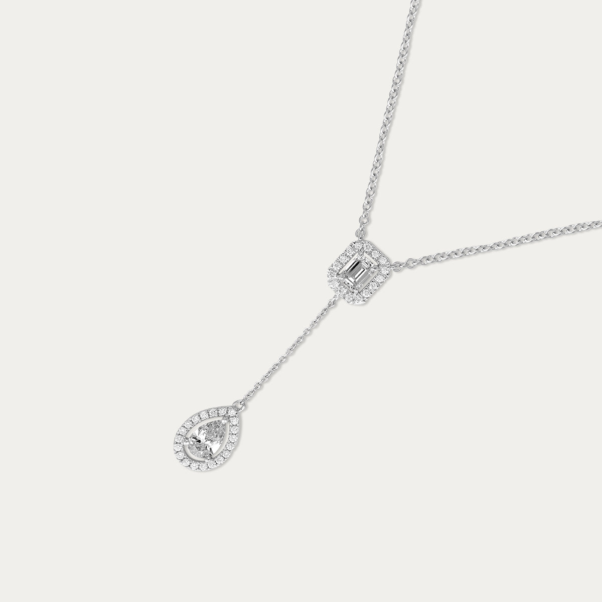 Modern Path Lab Grown Diamond Necklace