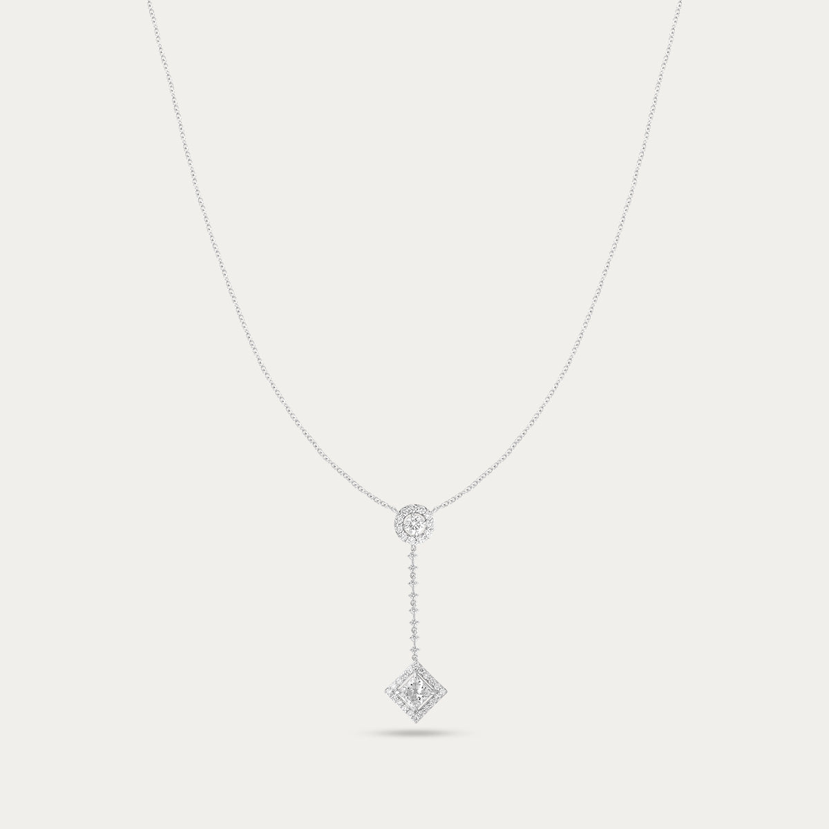 Modern Symphony Lab Grown Diamond Necklace