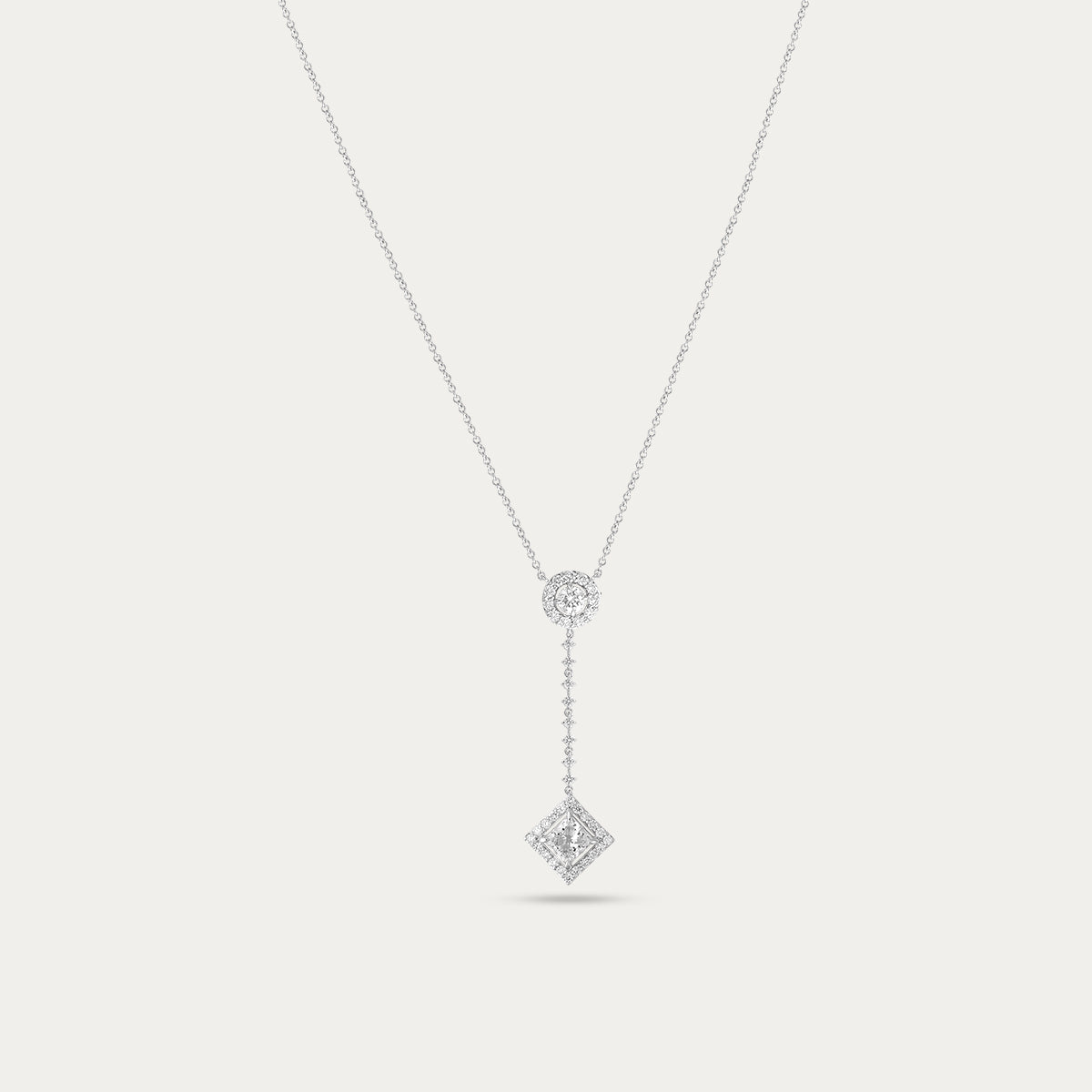 Modern Symphony Lab Grown Diamond Necklace