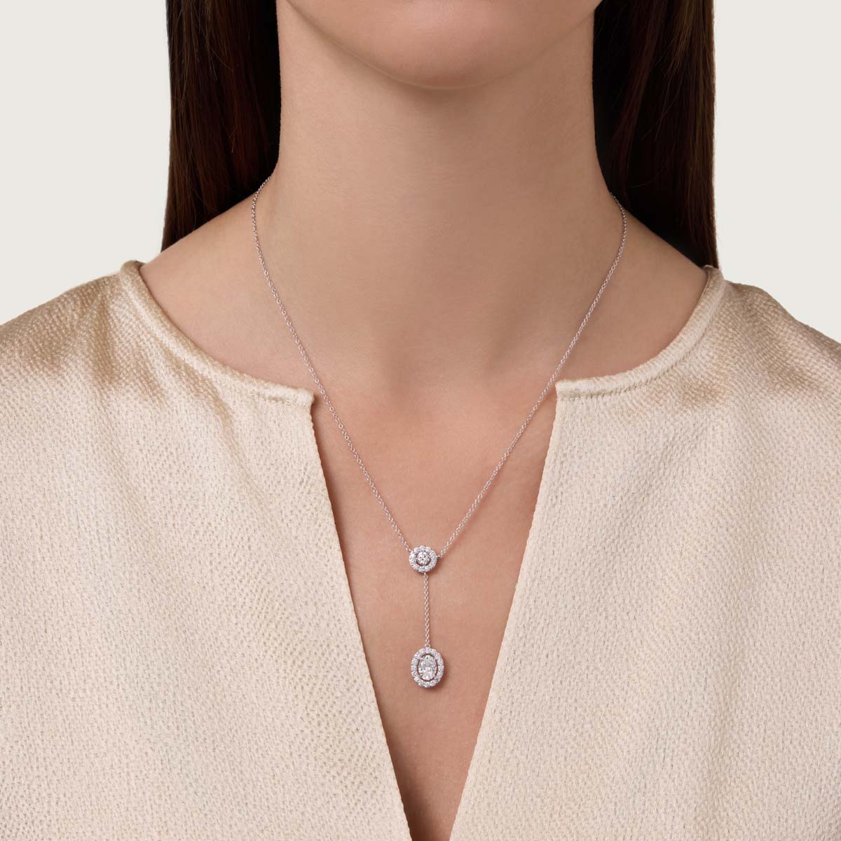 Style Elegance Lab Grown Diamond Necklace