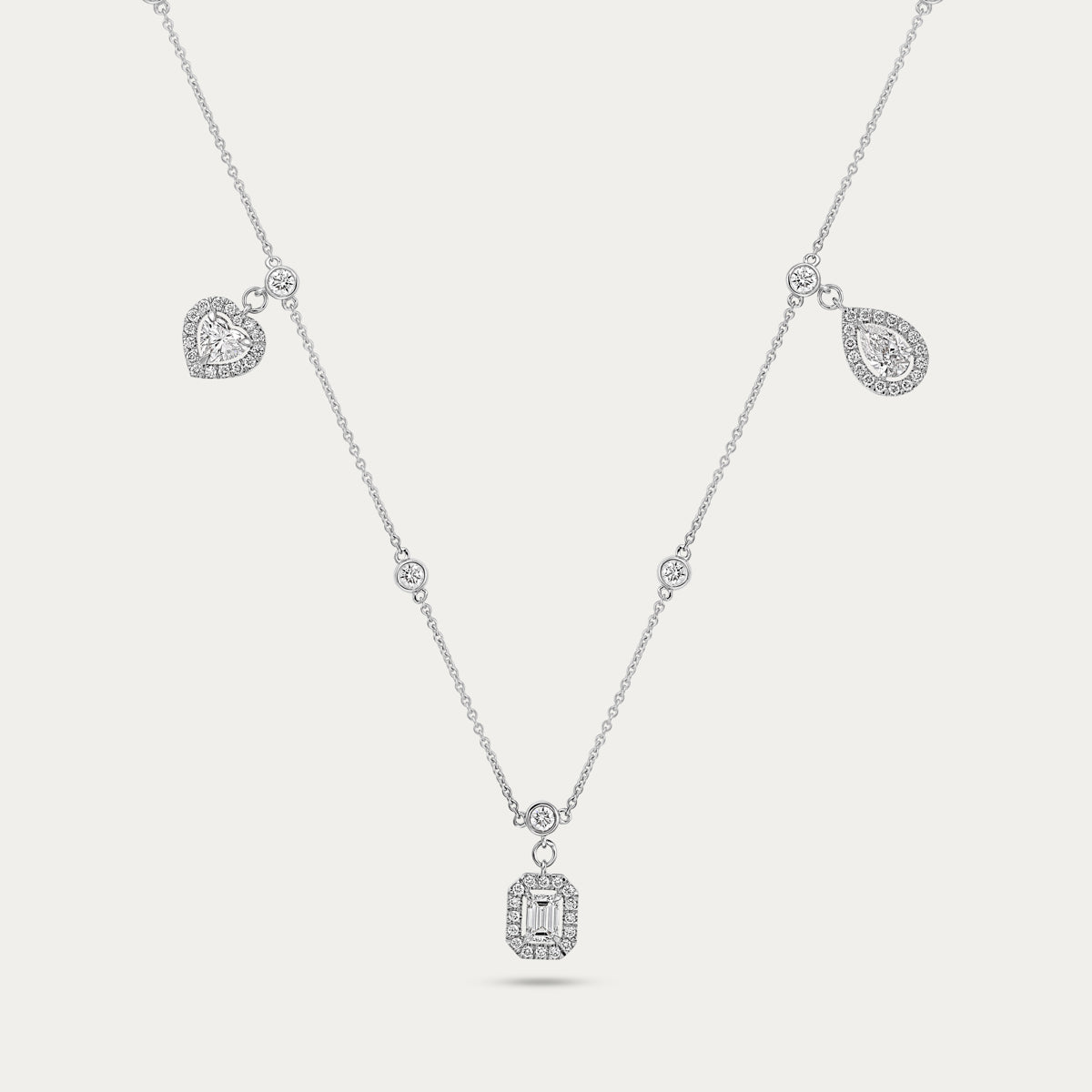 Modern Collection Lab Grown Diamond Necklace