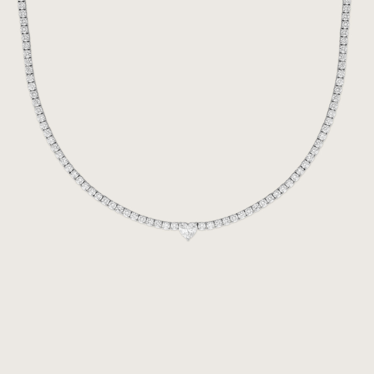 Modern Grace Lab Grown Diamond Necklace