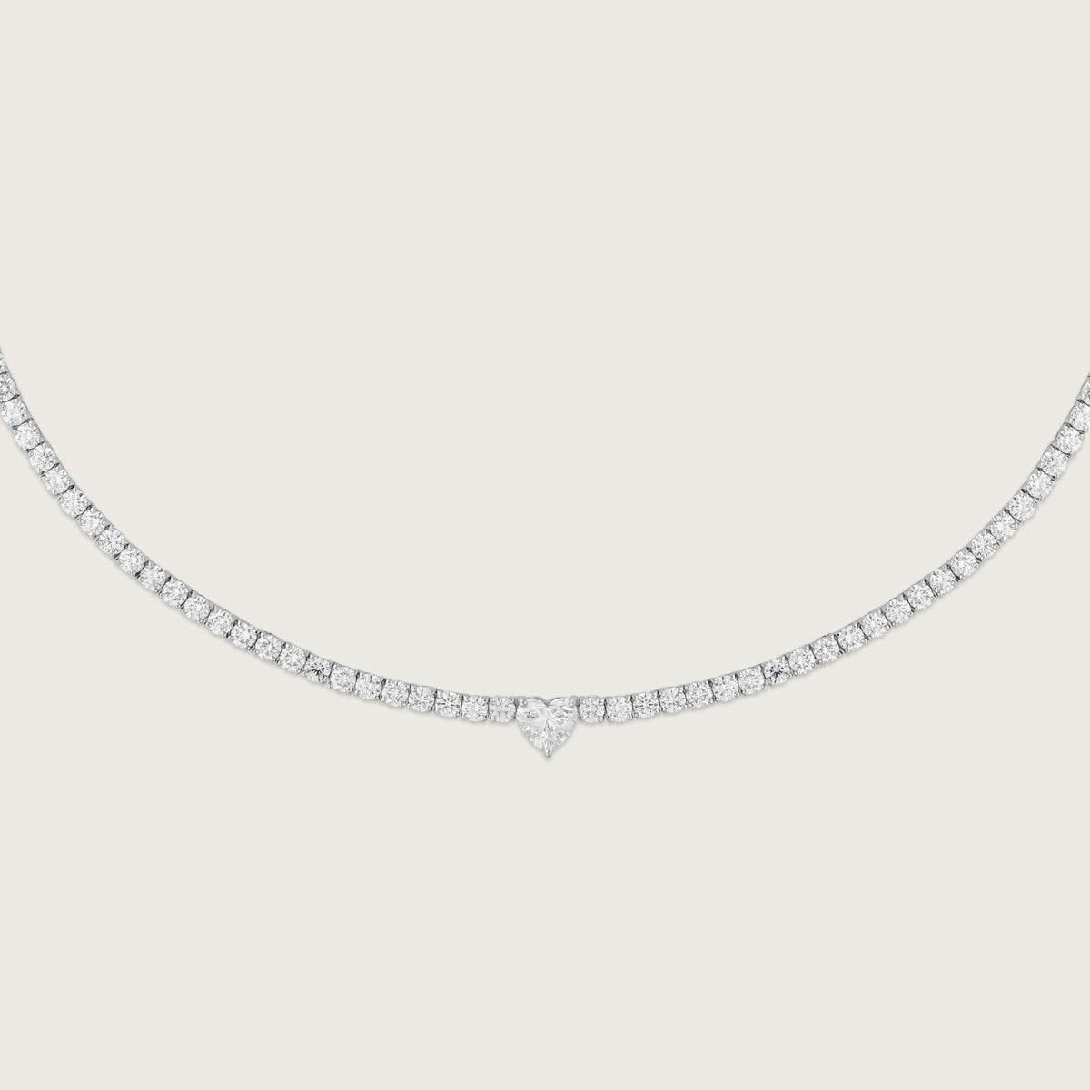 Modern Grace Lab Grown Diamond Necklace