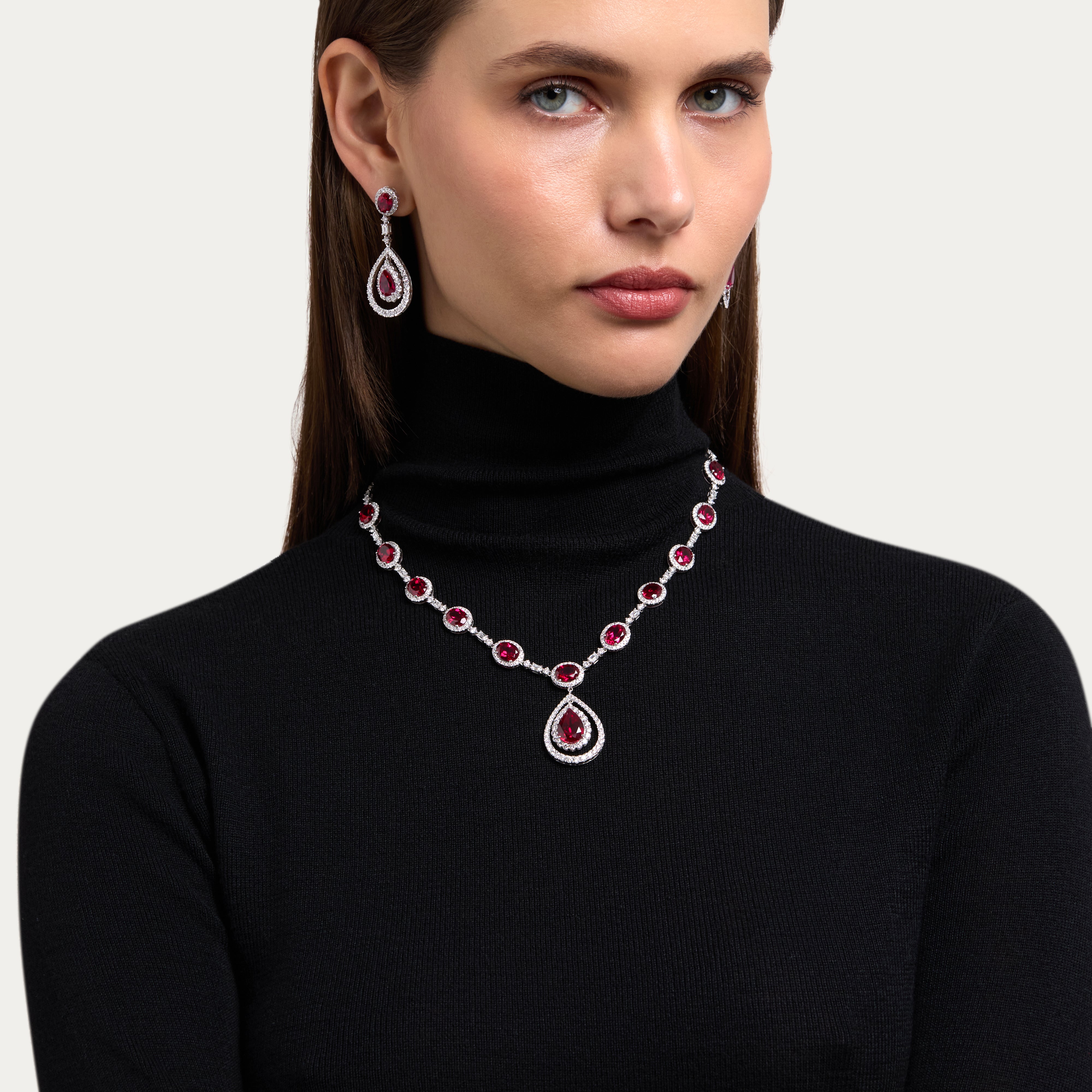 Regal Rouge Lab-Grown Diamond Necklace