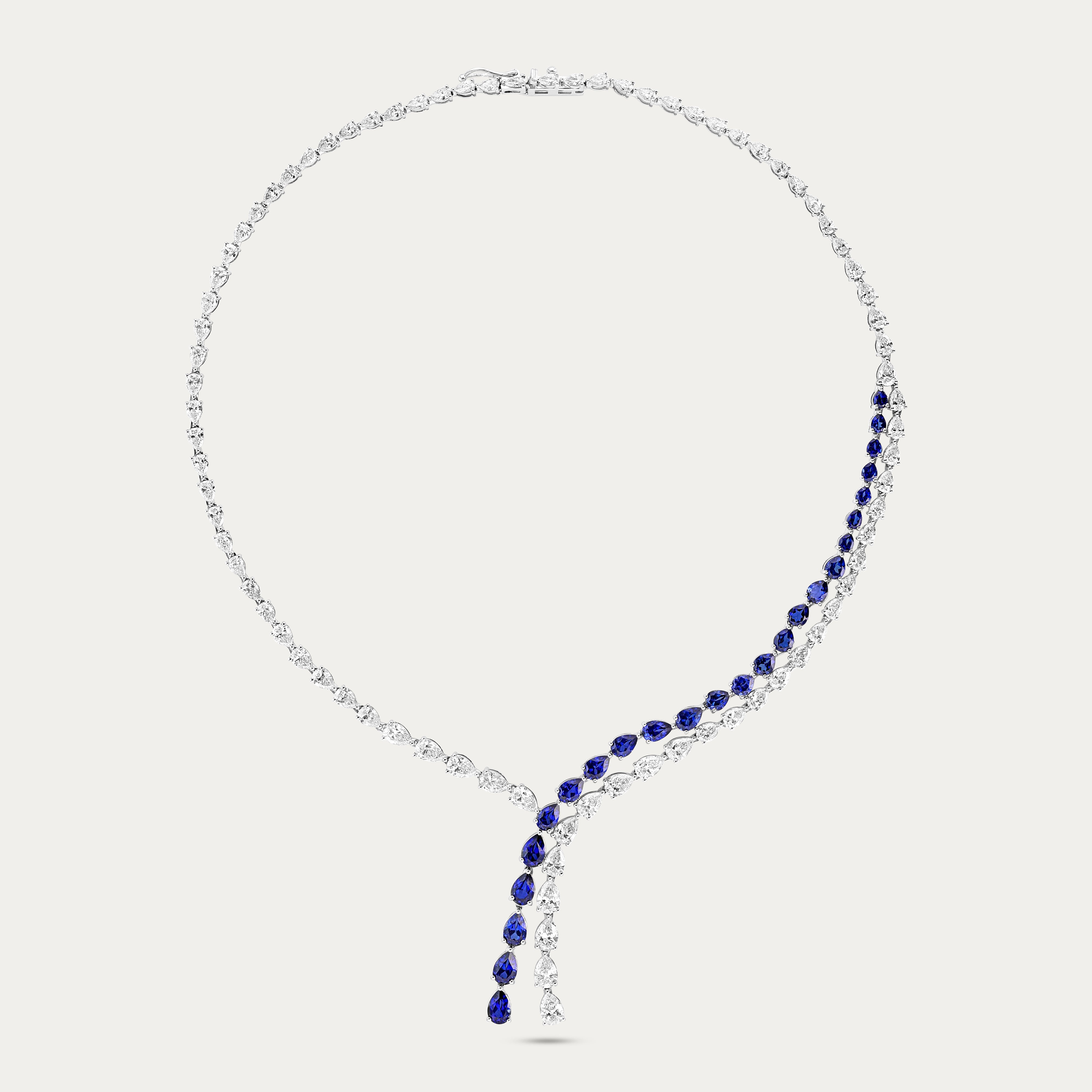 Blue Serenade Lab-Grown Diamond Necklace