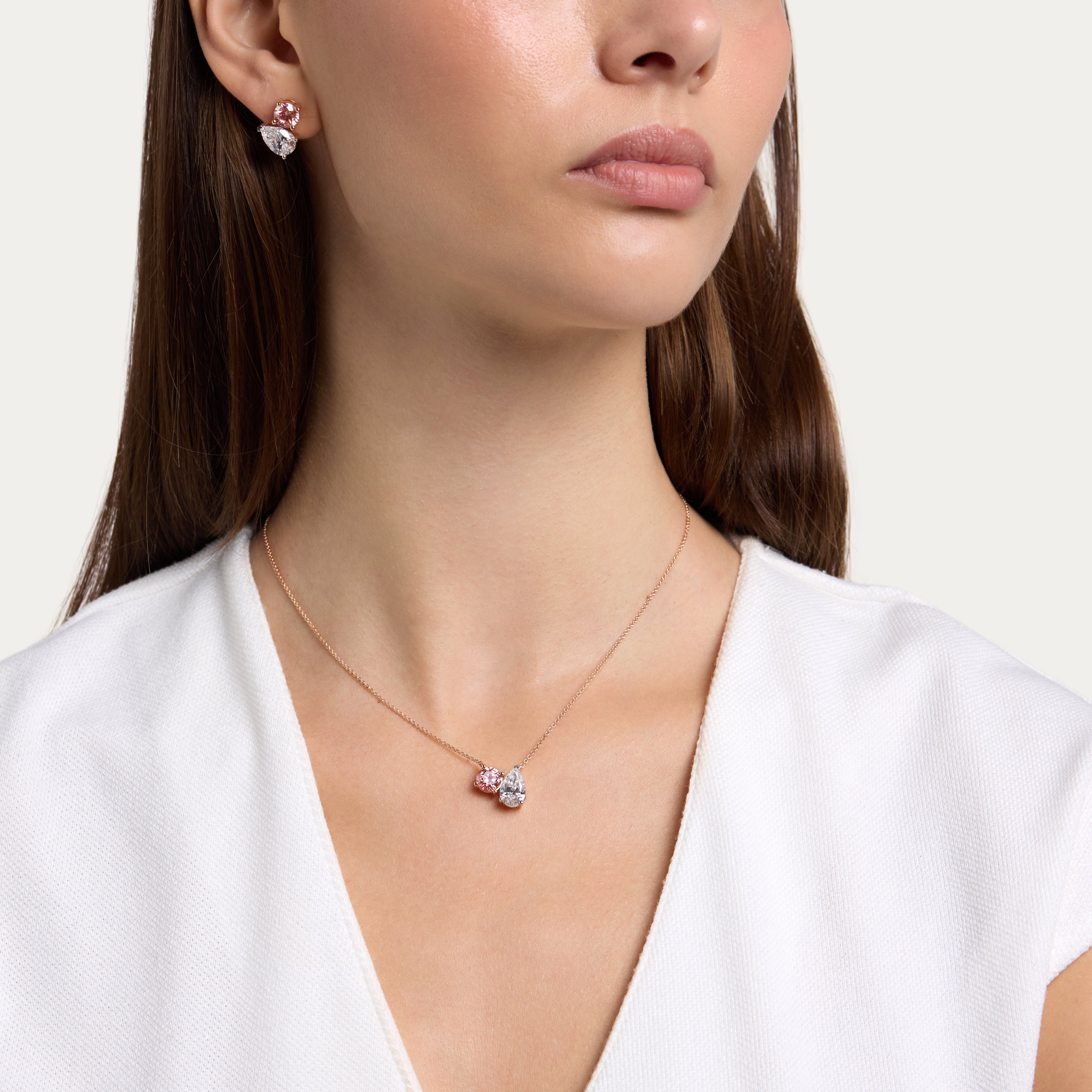Blush Embrace Lab-Grown Diamond Necklace