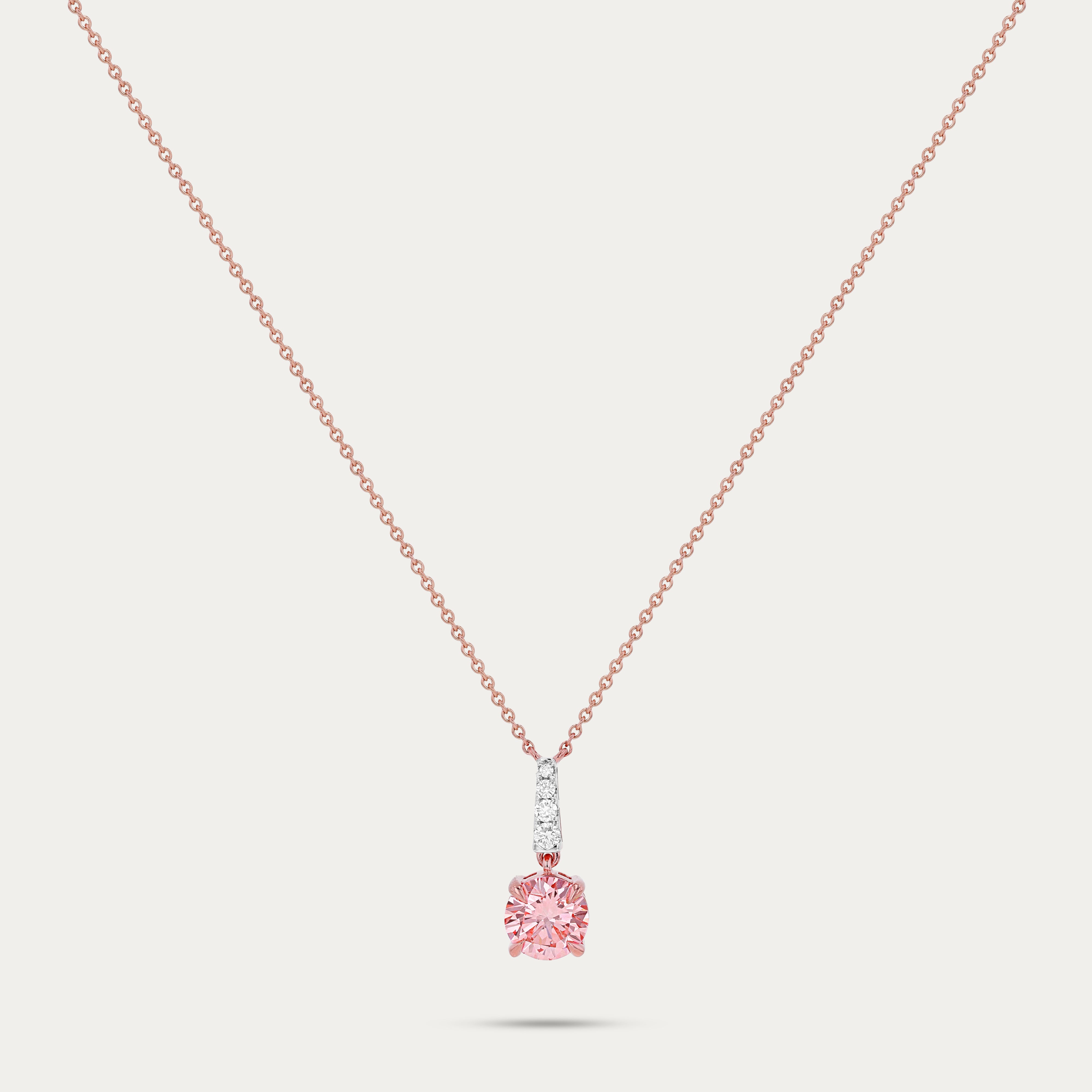 Blush Elegance Lab-Grown Diamond Necklace