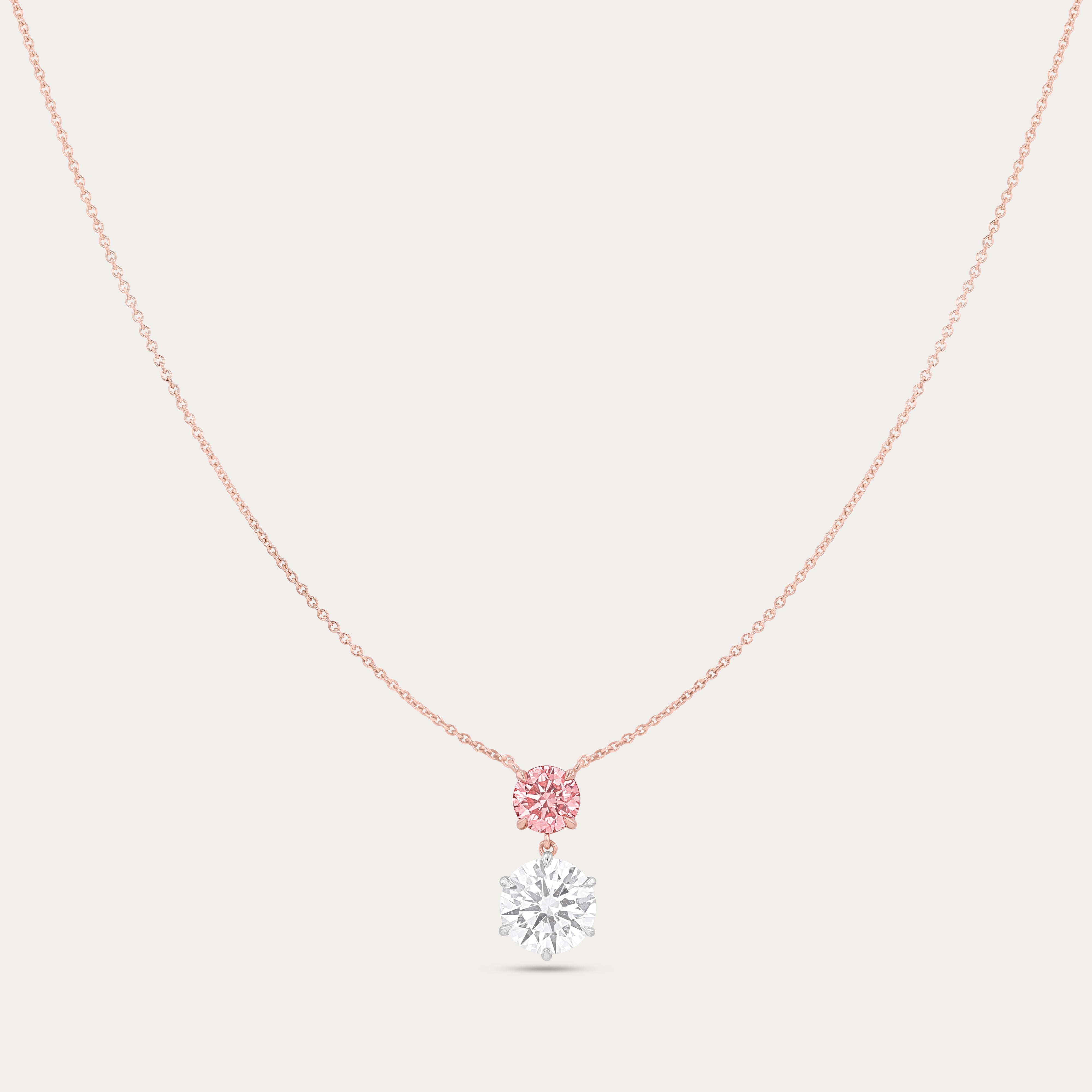 Blush Lab-Grown Diamond Pendant
