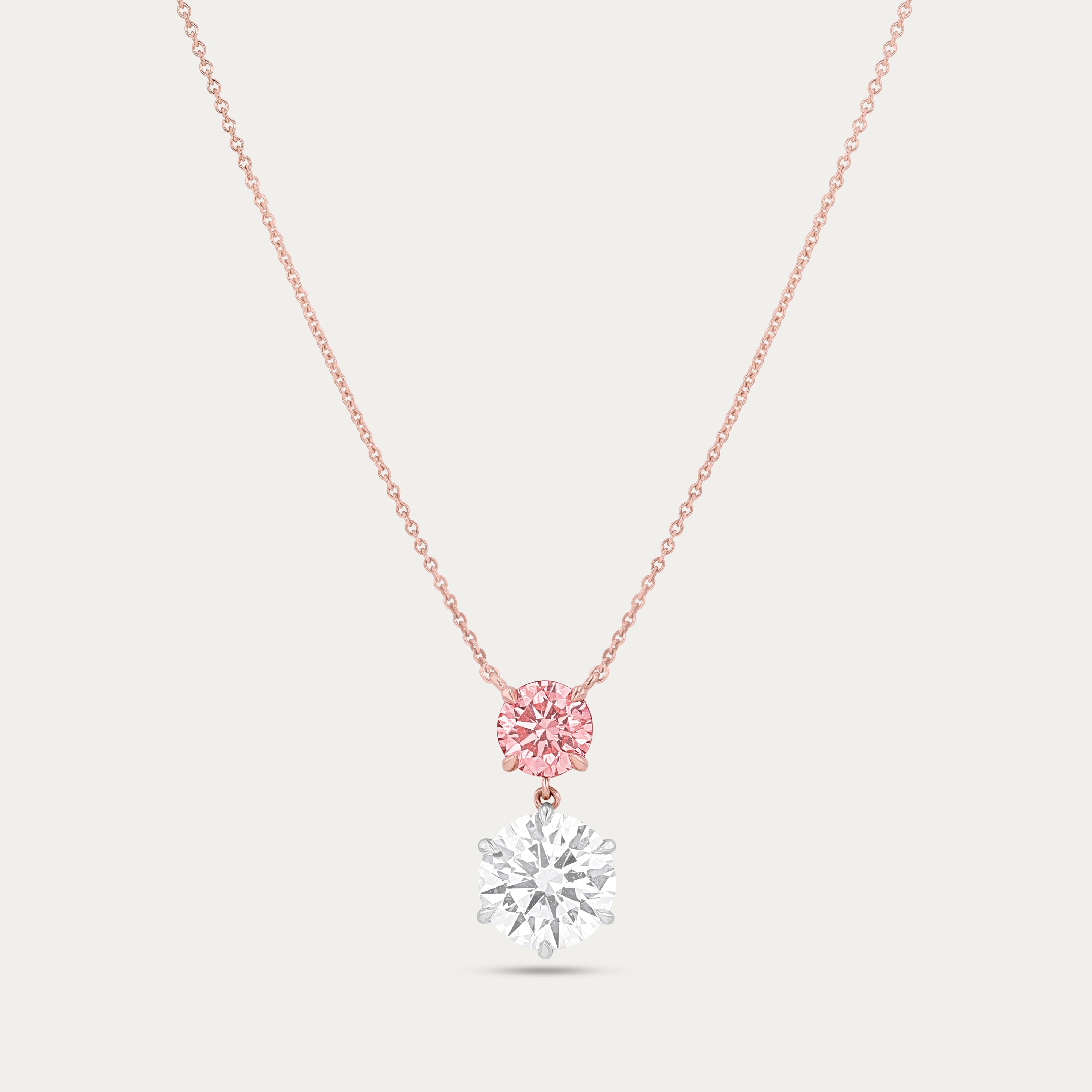 Blush Lab-Grown Diamond Pendant