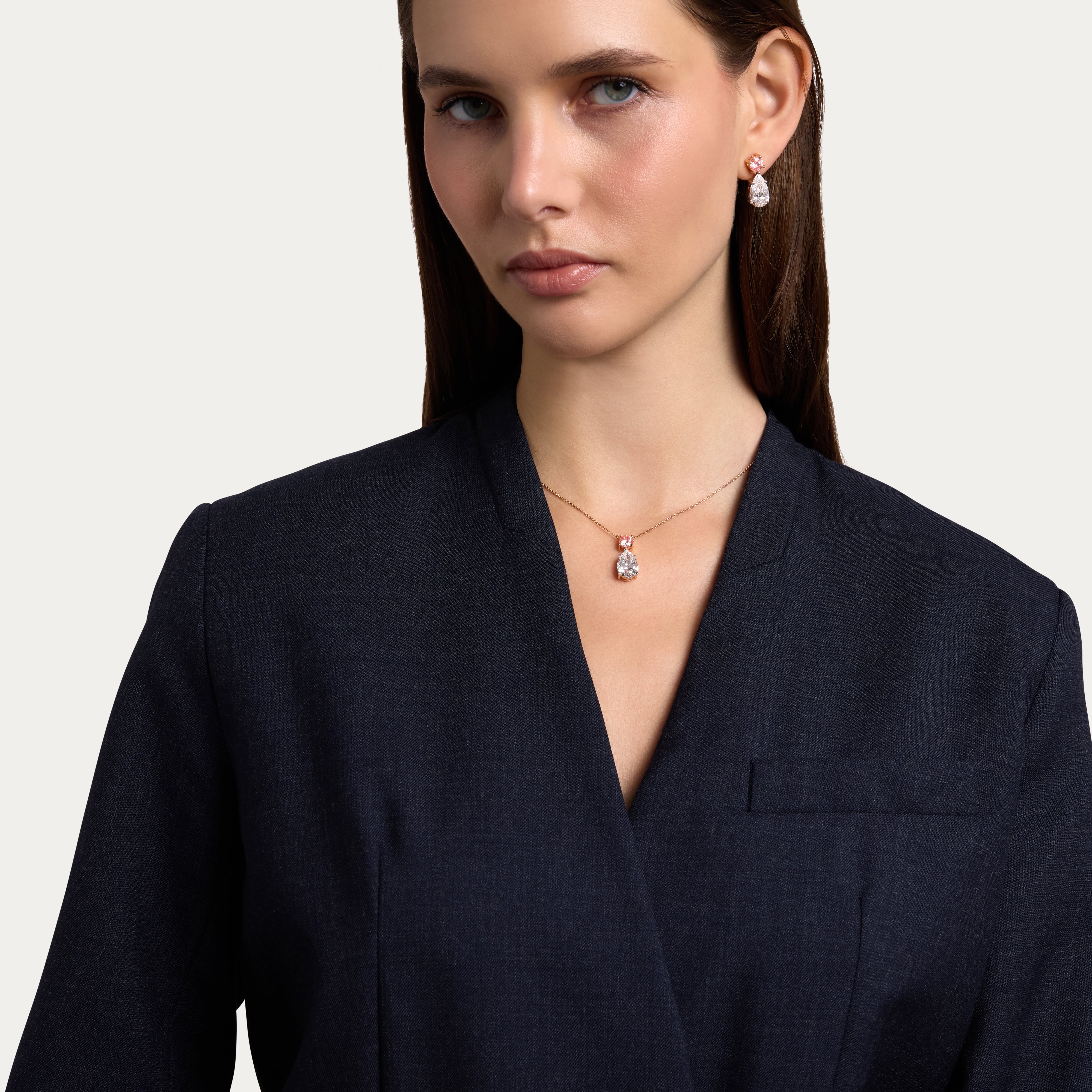 Blush Droplet Lab-Grown Diamond Pendant