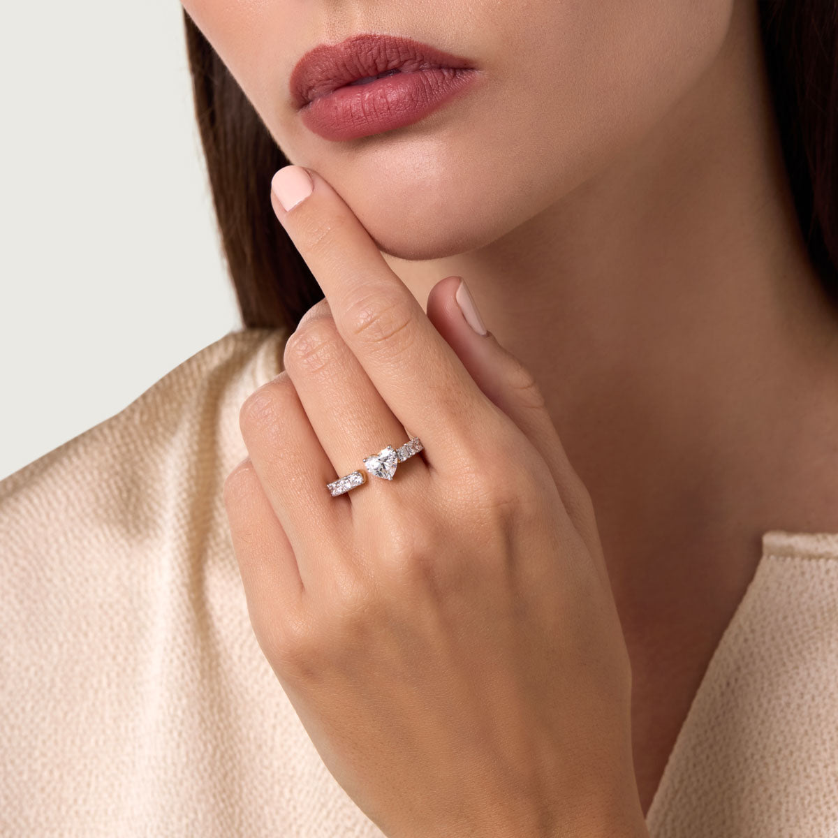 Modern Luxe Lab Grown Diamond Ring