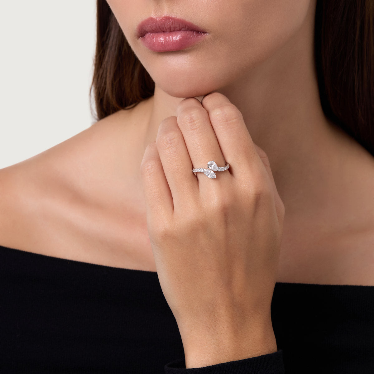 Modern Allure Lab Grown Diamond Ring