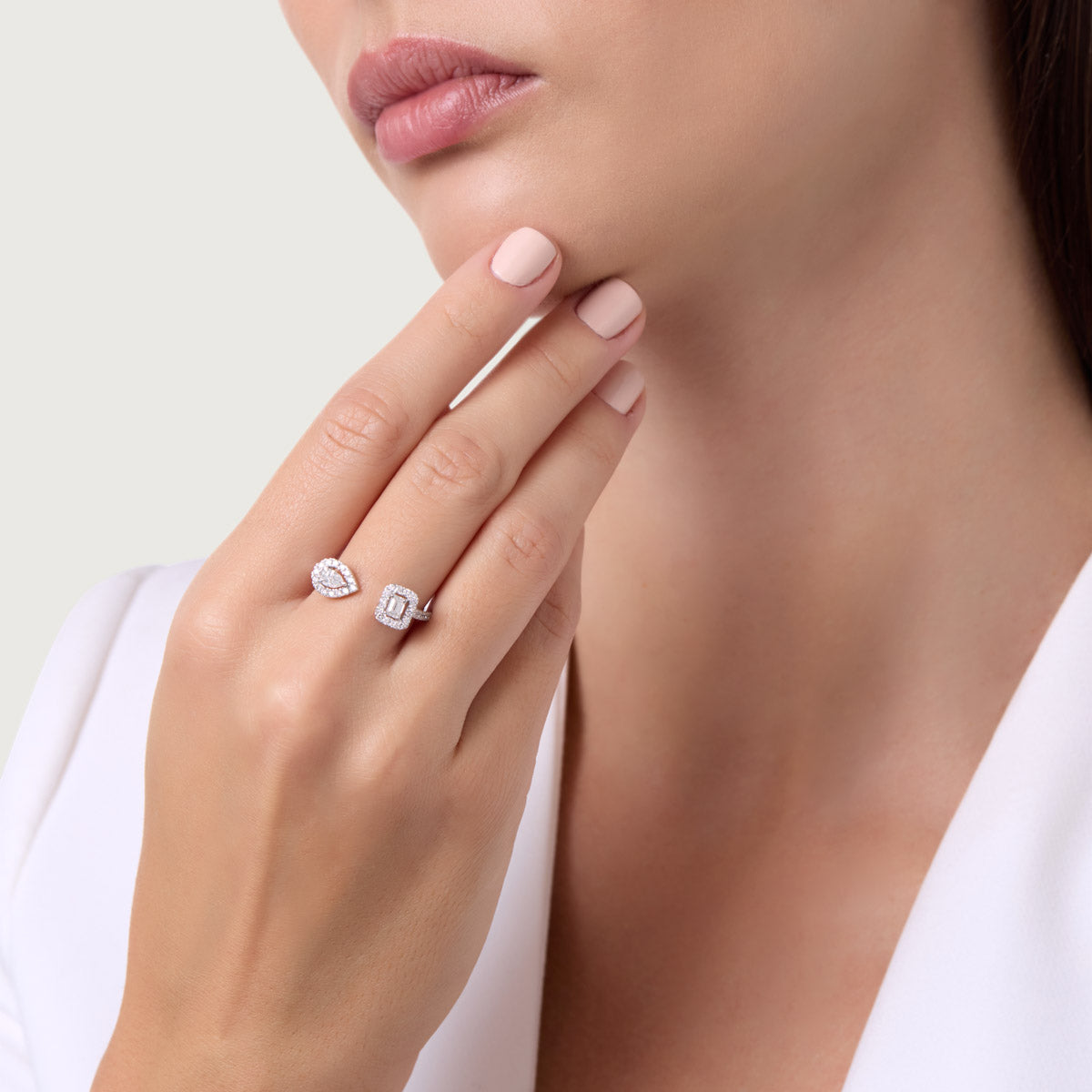 Modern Edge Lab Grown Diamond Ring