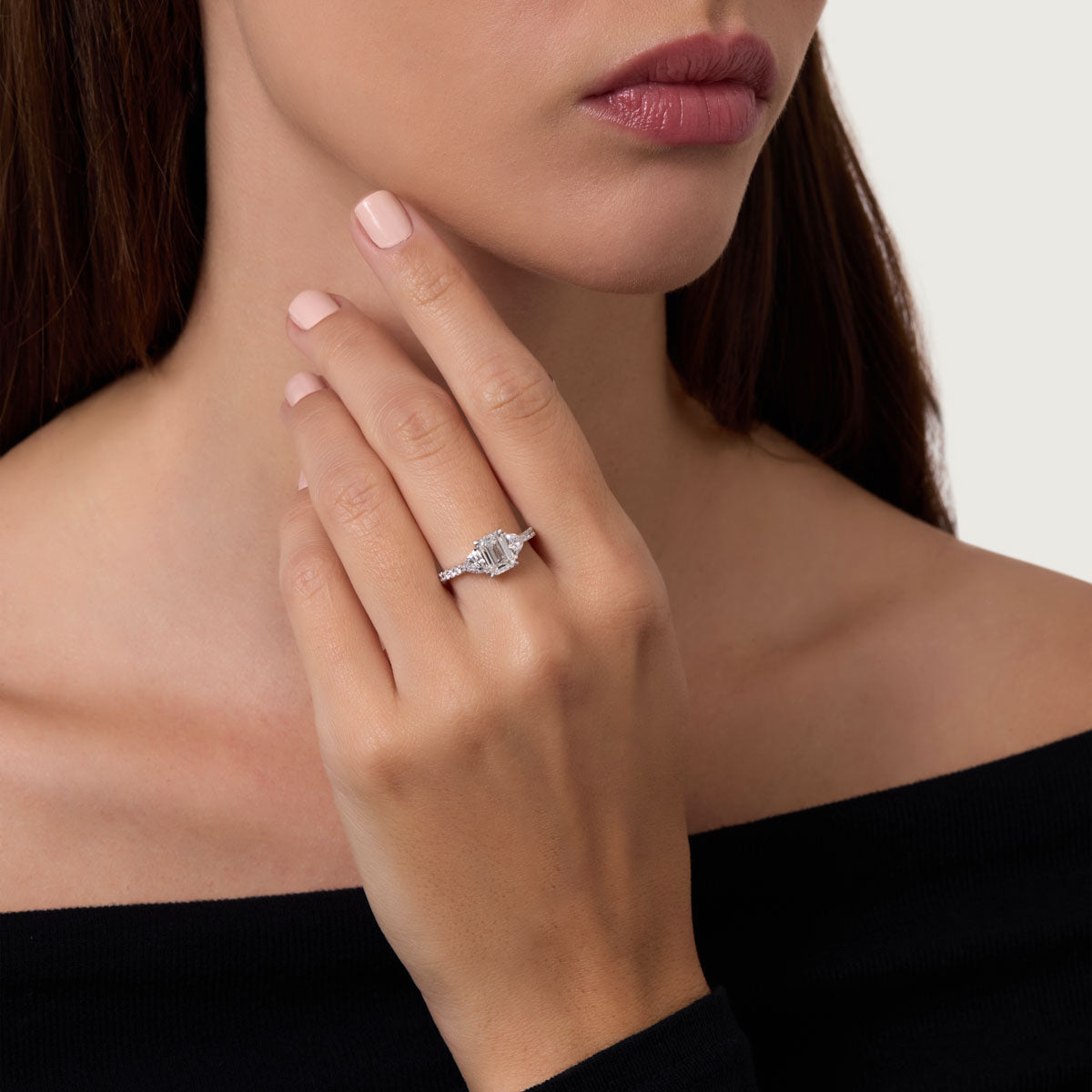 Classic Teardrop Lab Grown Diamond Ring