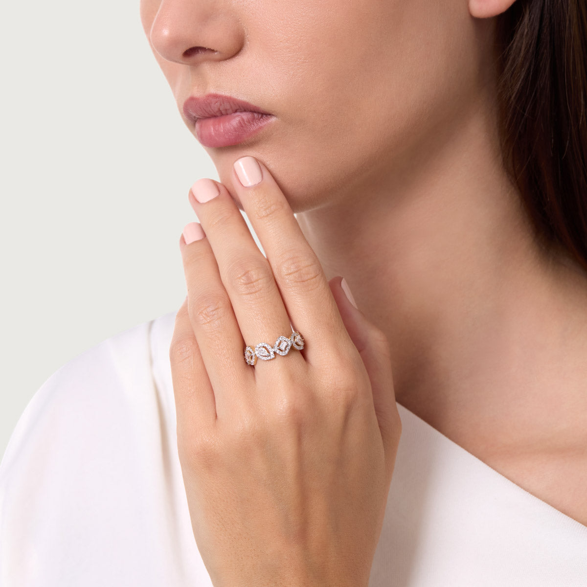 Modern Allure Lab Grown Diamond Ring