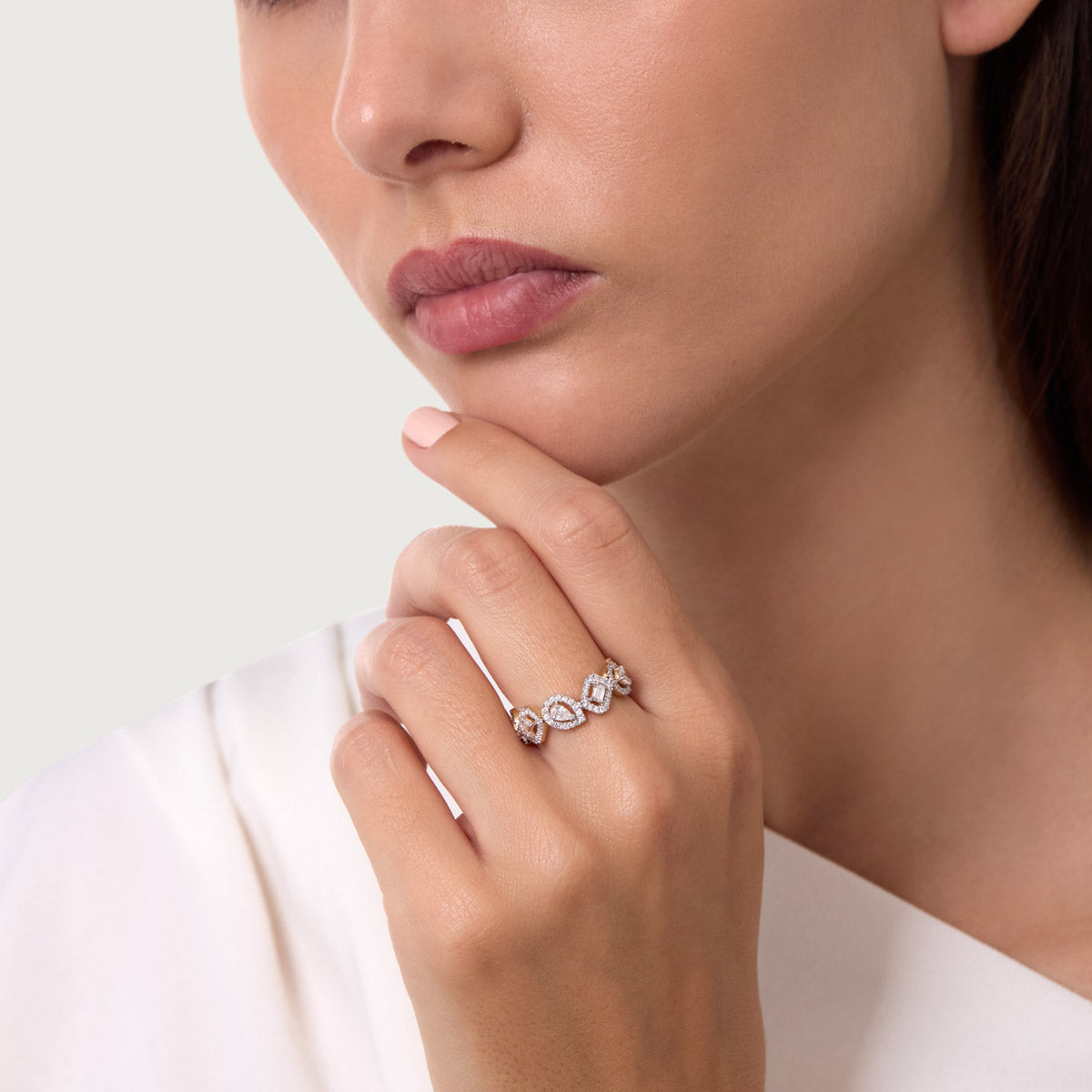 Modern Allure Lab Grown Diamond Ring