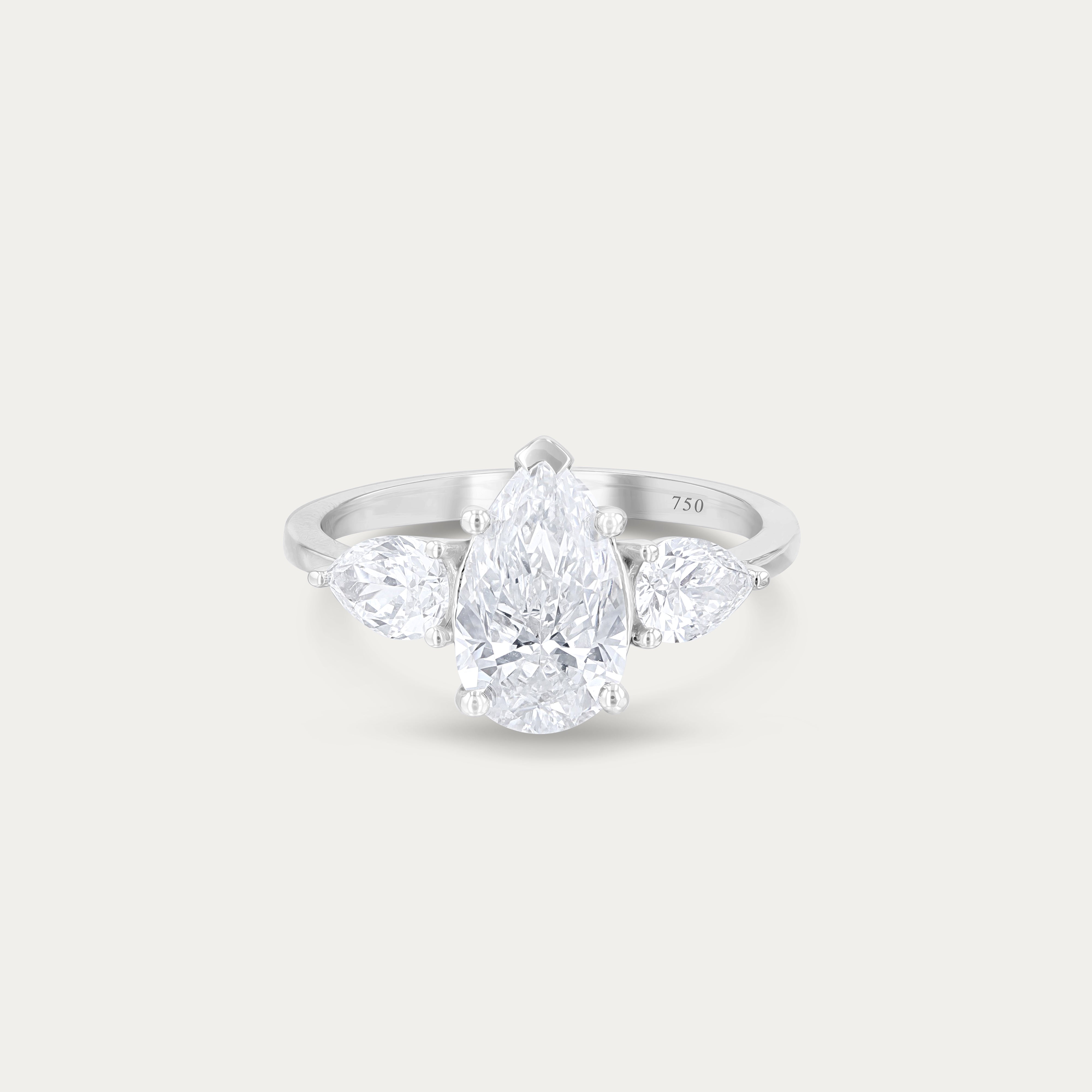 Celeste Pear Lab-Grown Diamond Ring