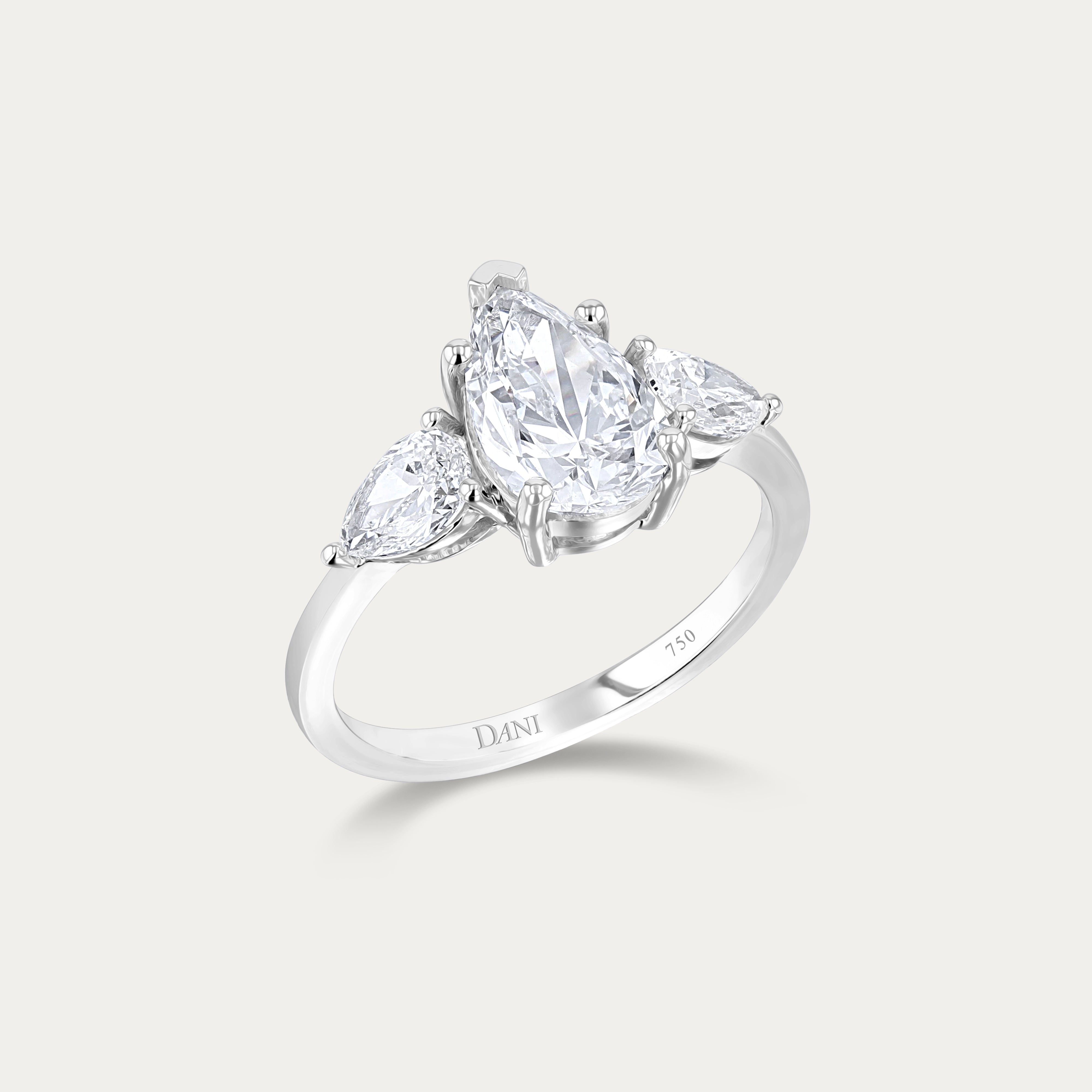Celeste Pear Lab-Grown Diamond Ring