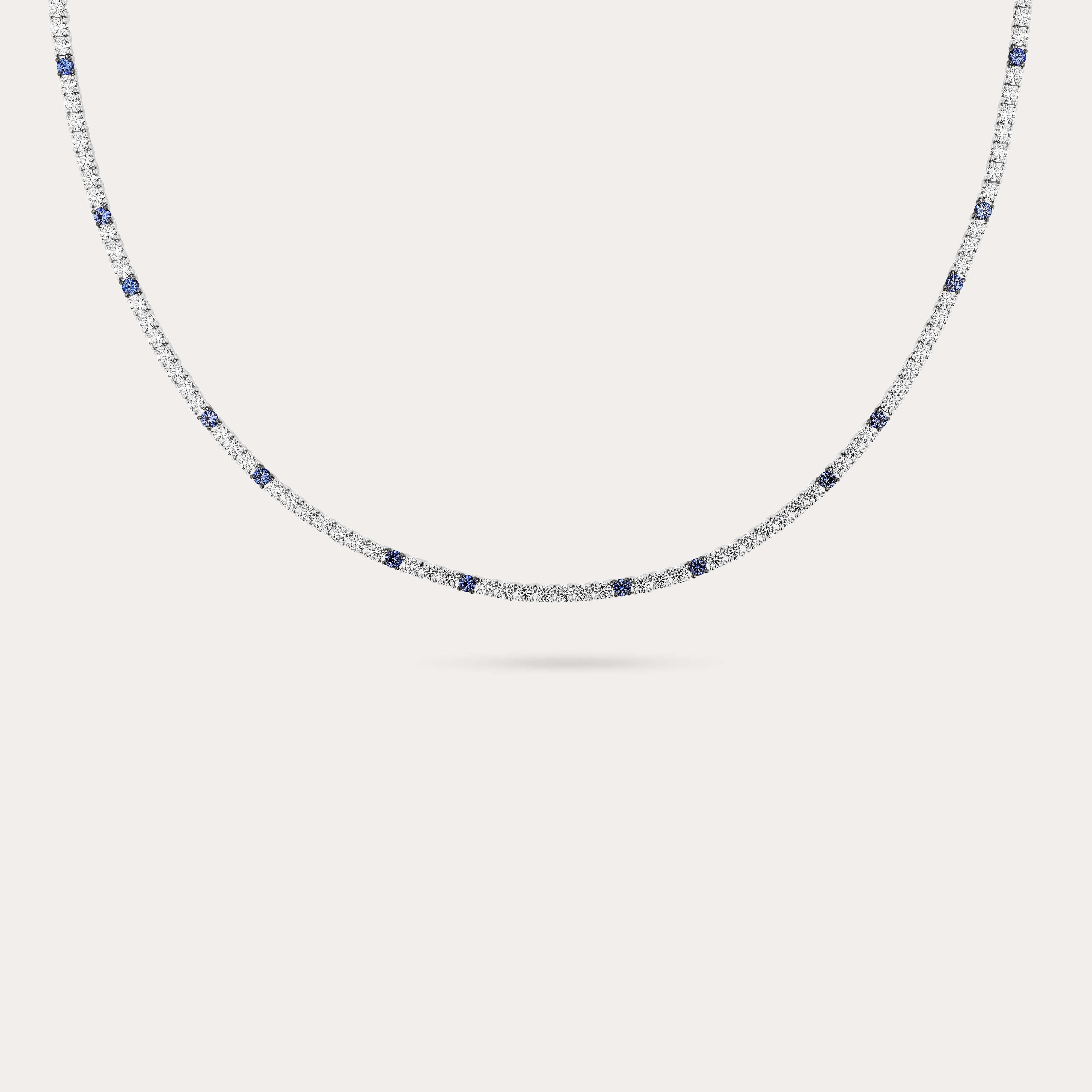 Sapphire Nightfall Radiance Necklace
