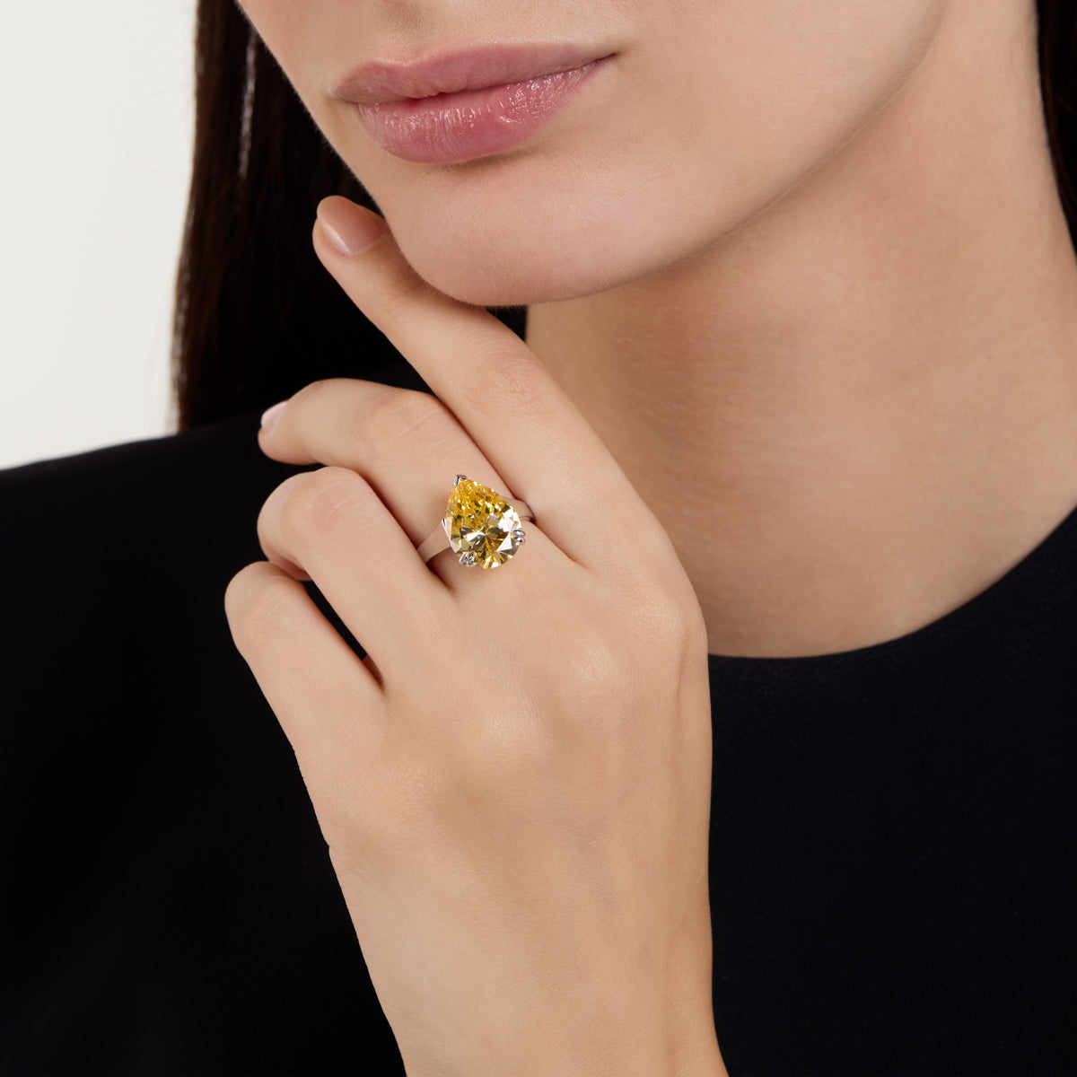 Sunlit Solitaire Ring